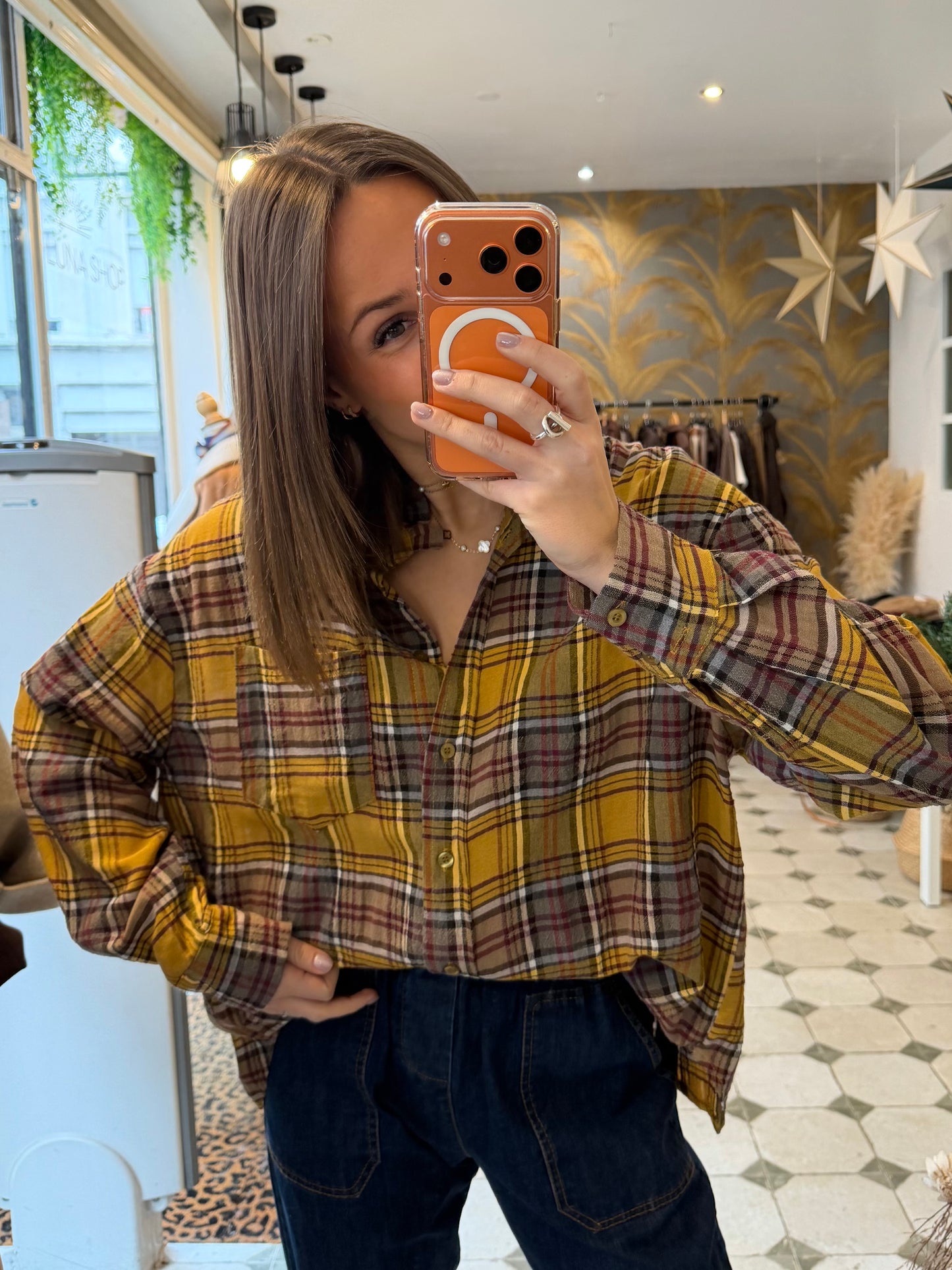 Chemise Céleste moutarde - Johanna Paris