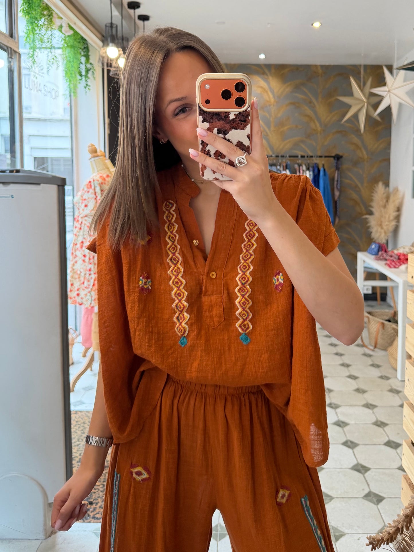 Ensemble Mahé terracotta - Johanna Paris