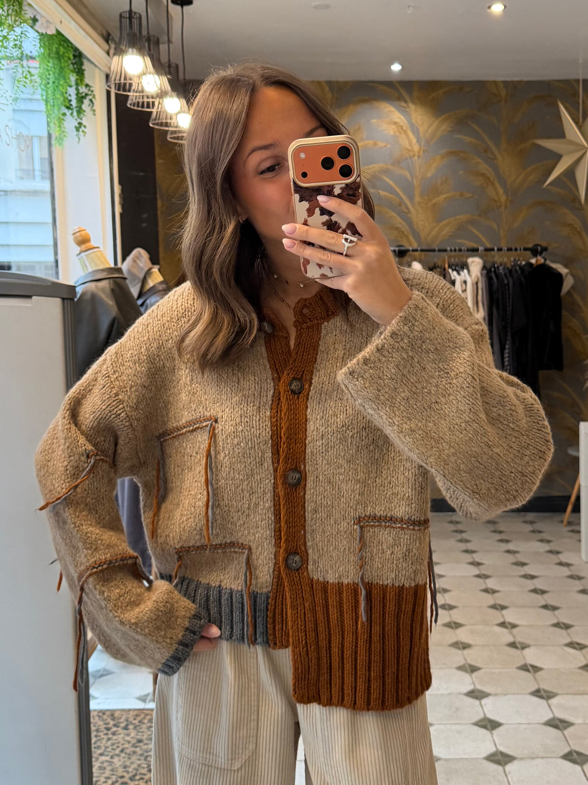 Gilet asymétrique Aliya - Johanna Paris