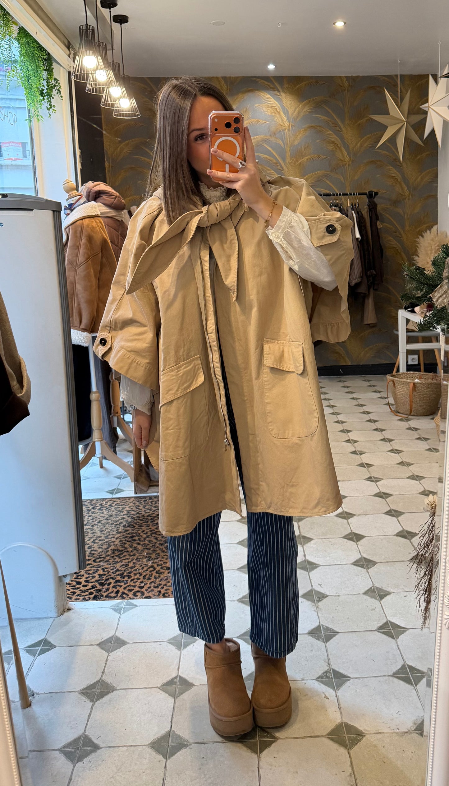 Caban Voltaire beige - Johanna Paris