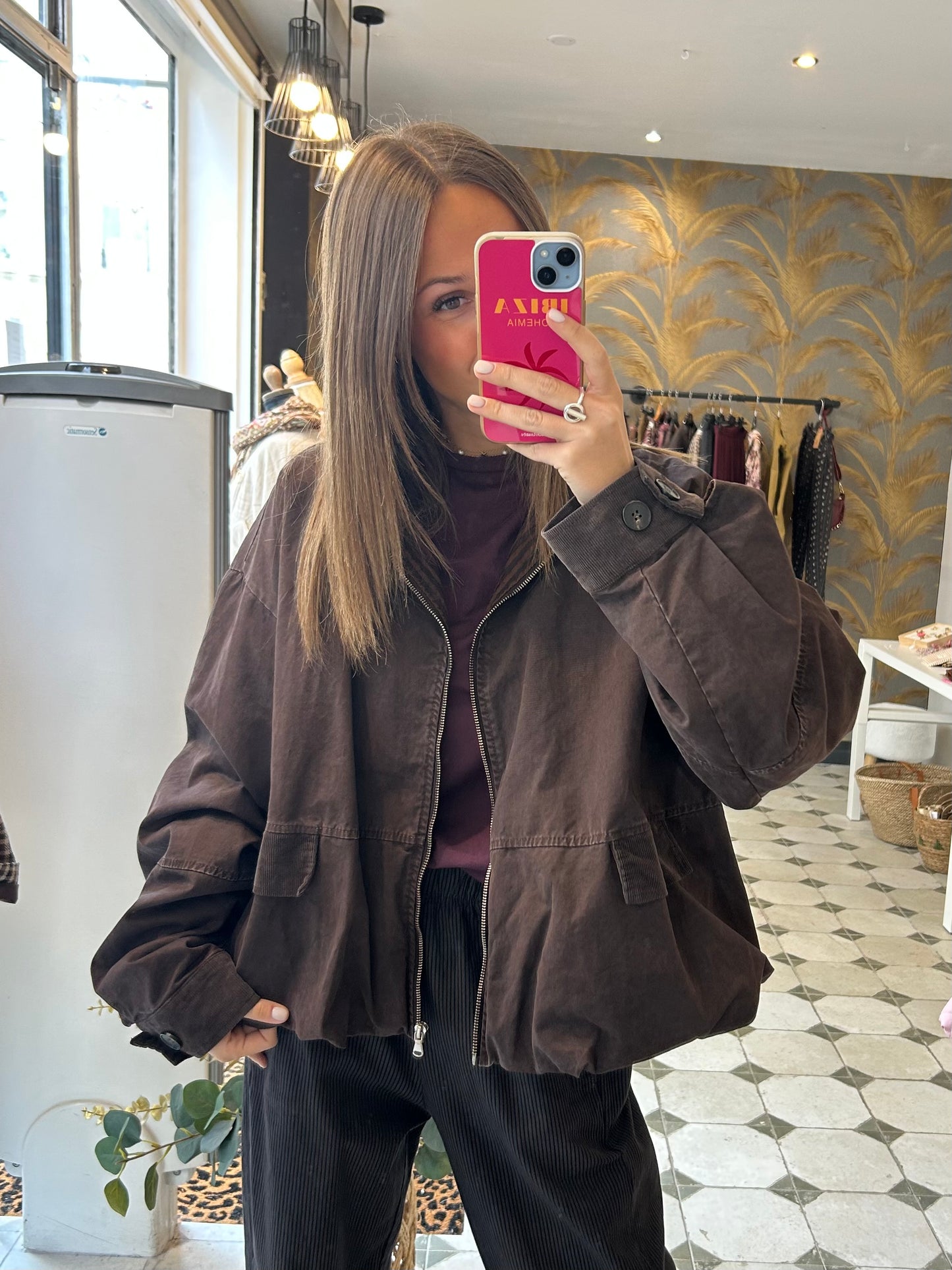 Veste Jenna chocolat - Johanna Paris