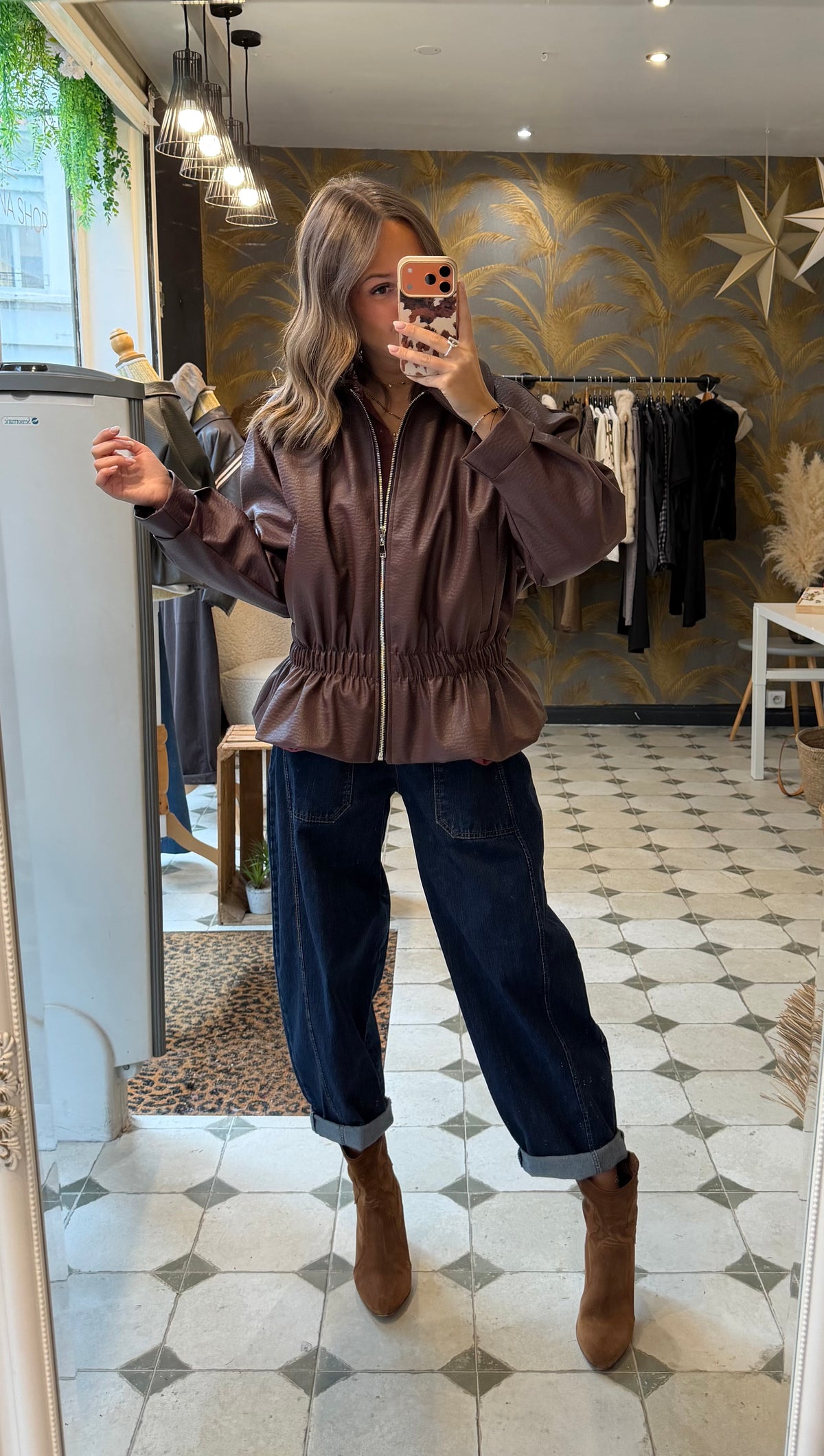 Veste Sidonie bordeaux - Johanna Paris