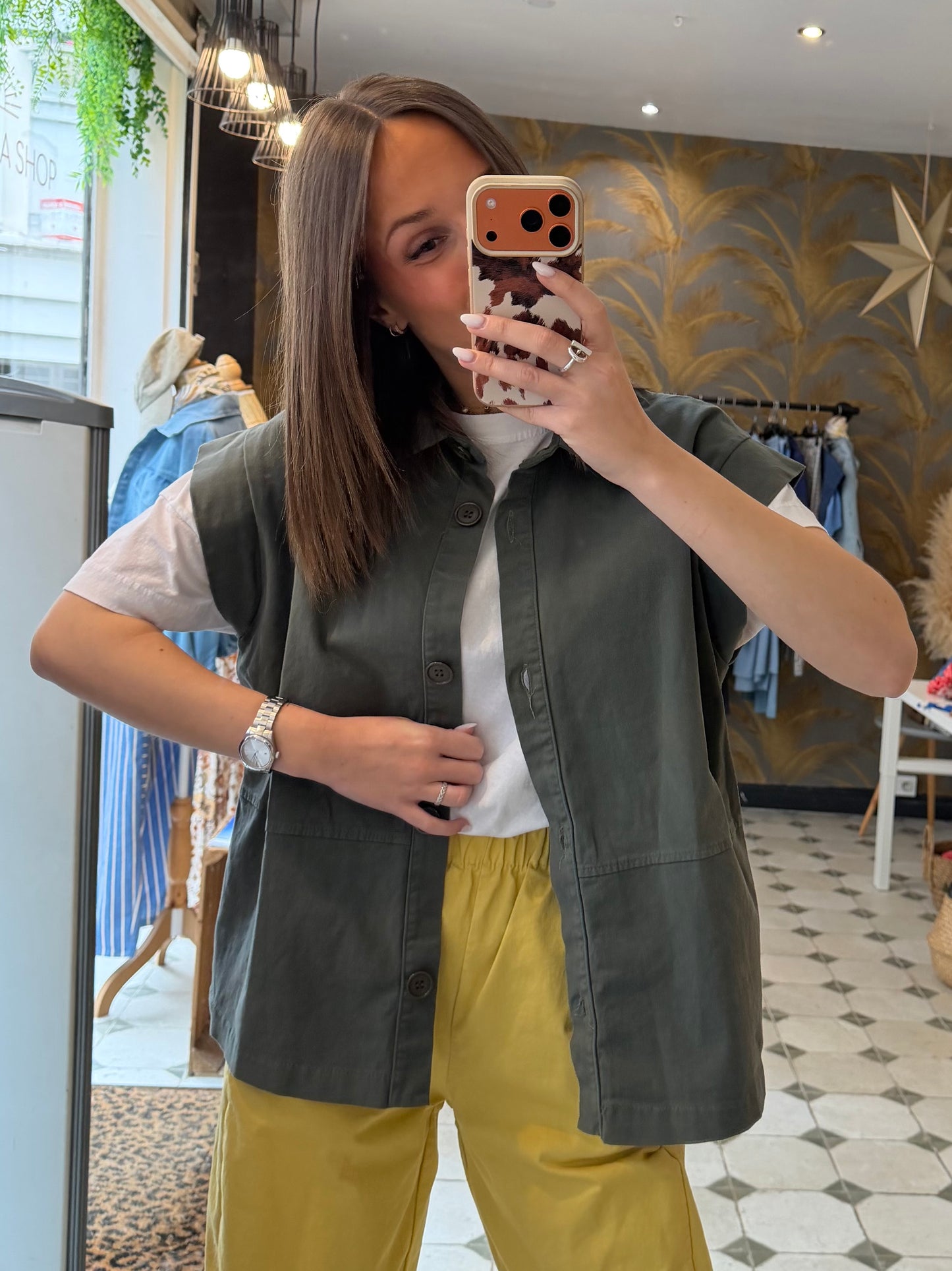 Veste Sacha sans manches- Johanna Paris