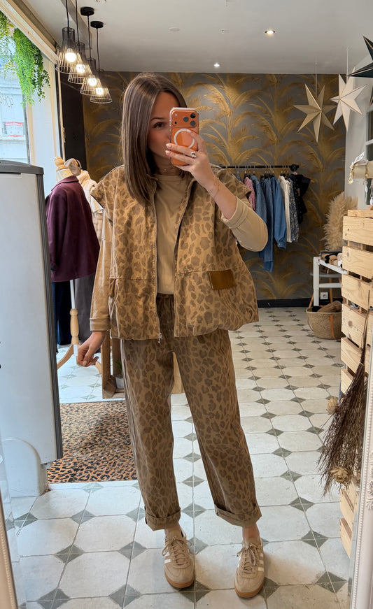 Pantalon Magique long léopard - Johanna Paris