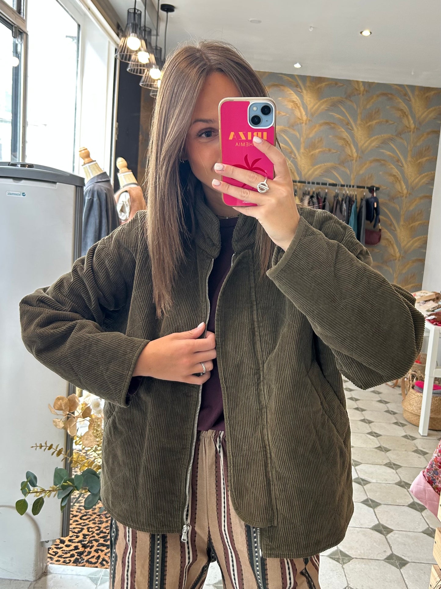 Veste Zoé kaki - Johanna Paris