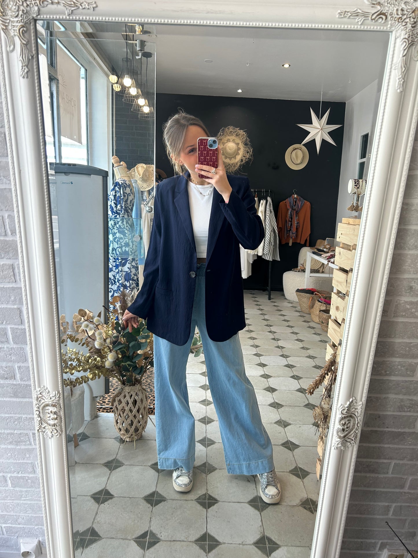 Blazer Clémence bleu marine