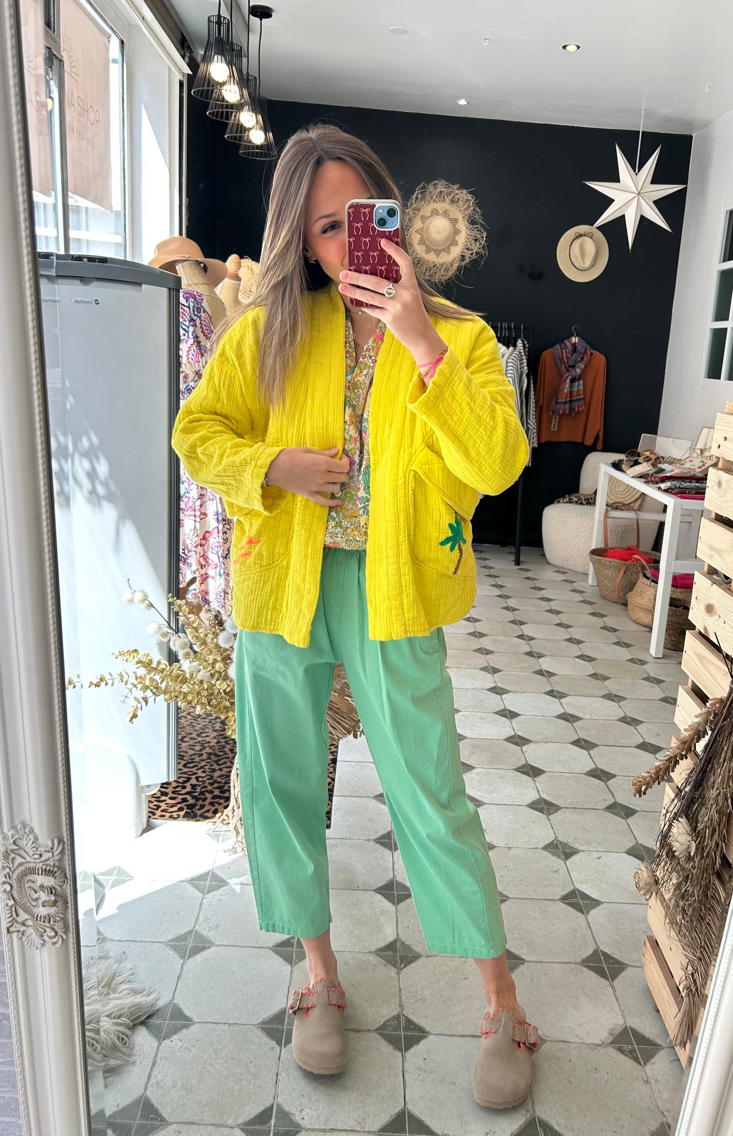 Pantalon Magique vert menthe - Johanna Paris