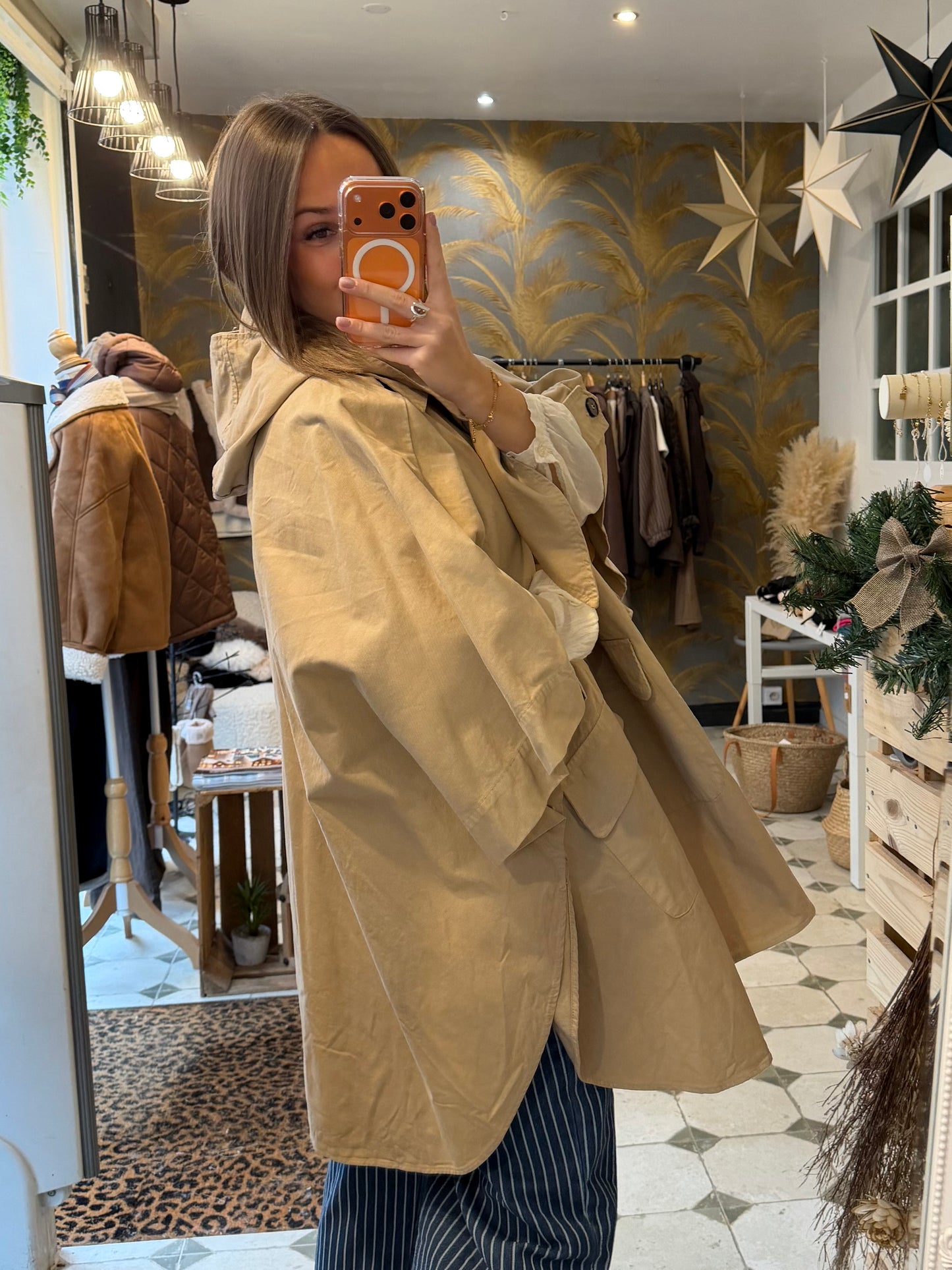 Caban Voltaire beige - Johanna Paris
