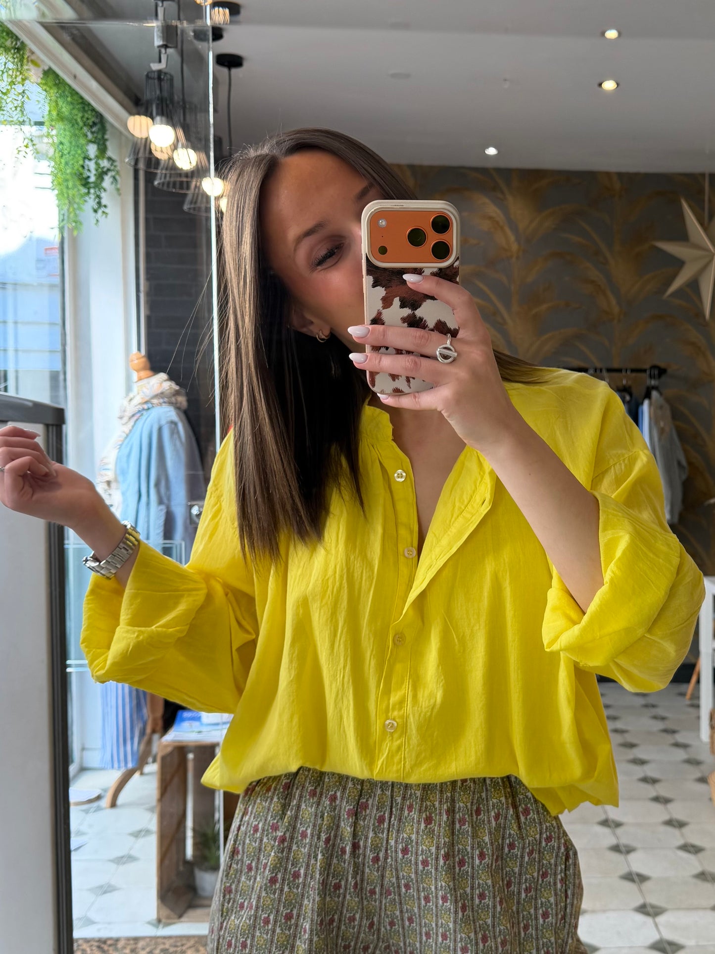 Chemise Clem jaune - Johanna Paris