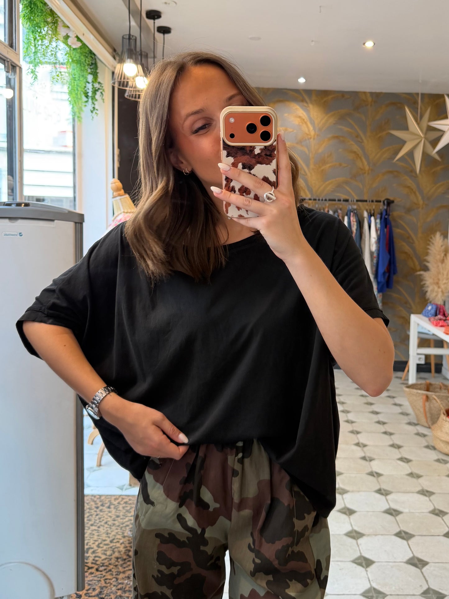 T-Shirt noir - Johanna Paris
