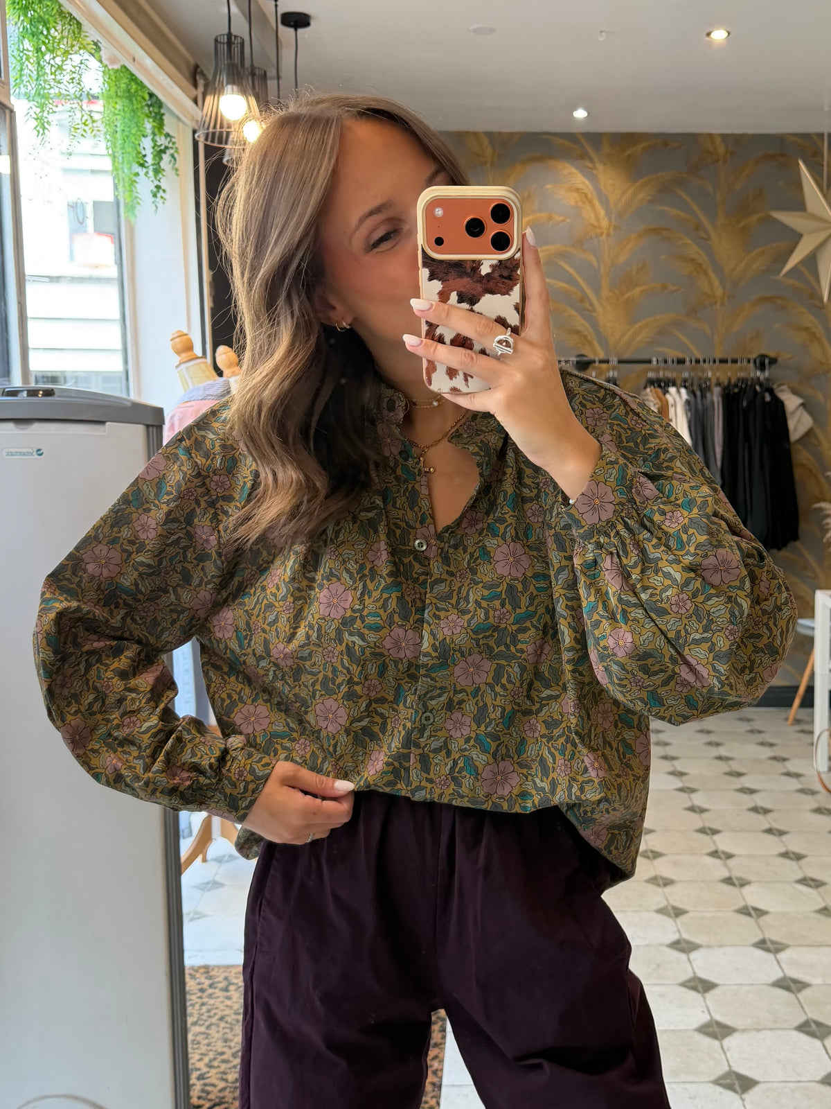 Blouse Flowers plantation - Johanna Paris