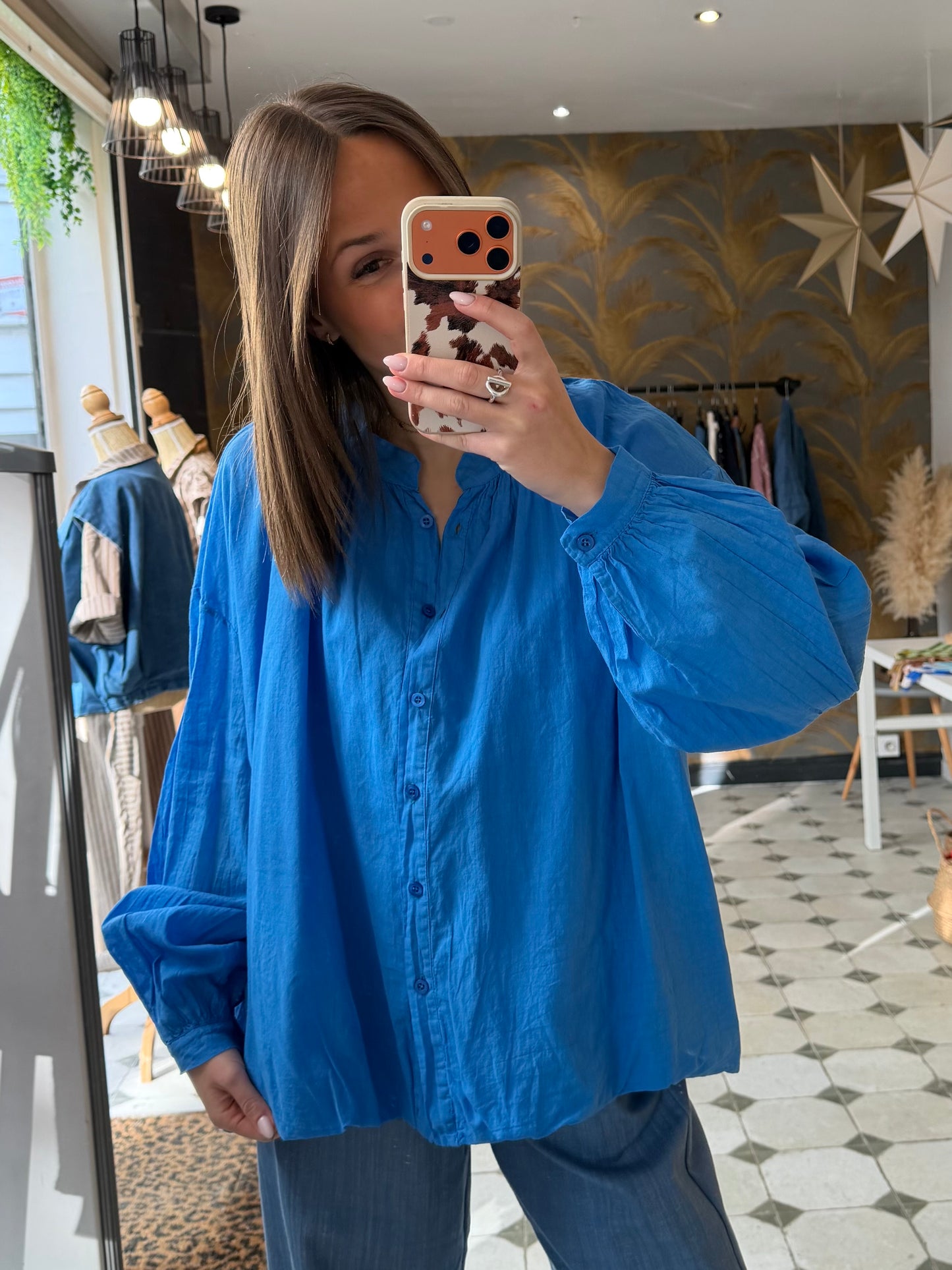 Chemise Clem bleue - Johanna Paris