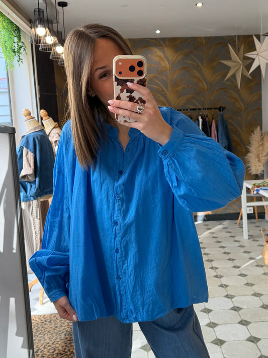 Chemise Clem bleue - Johanna Paris