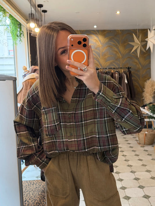 Chemise Céleste kaki - Johanna Paris