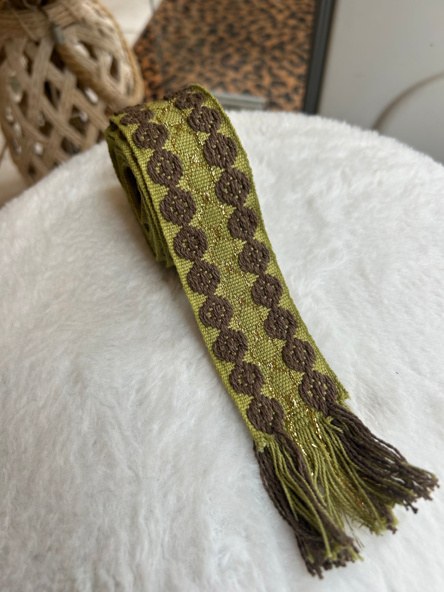 Ceinture vert olive  - Johanna Paris