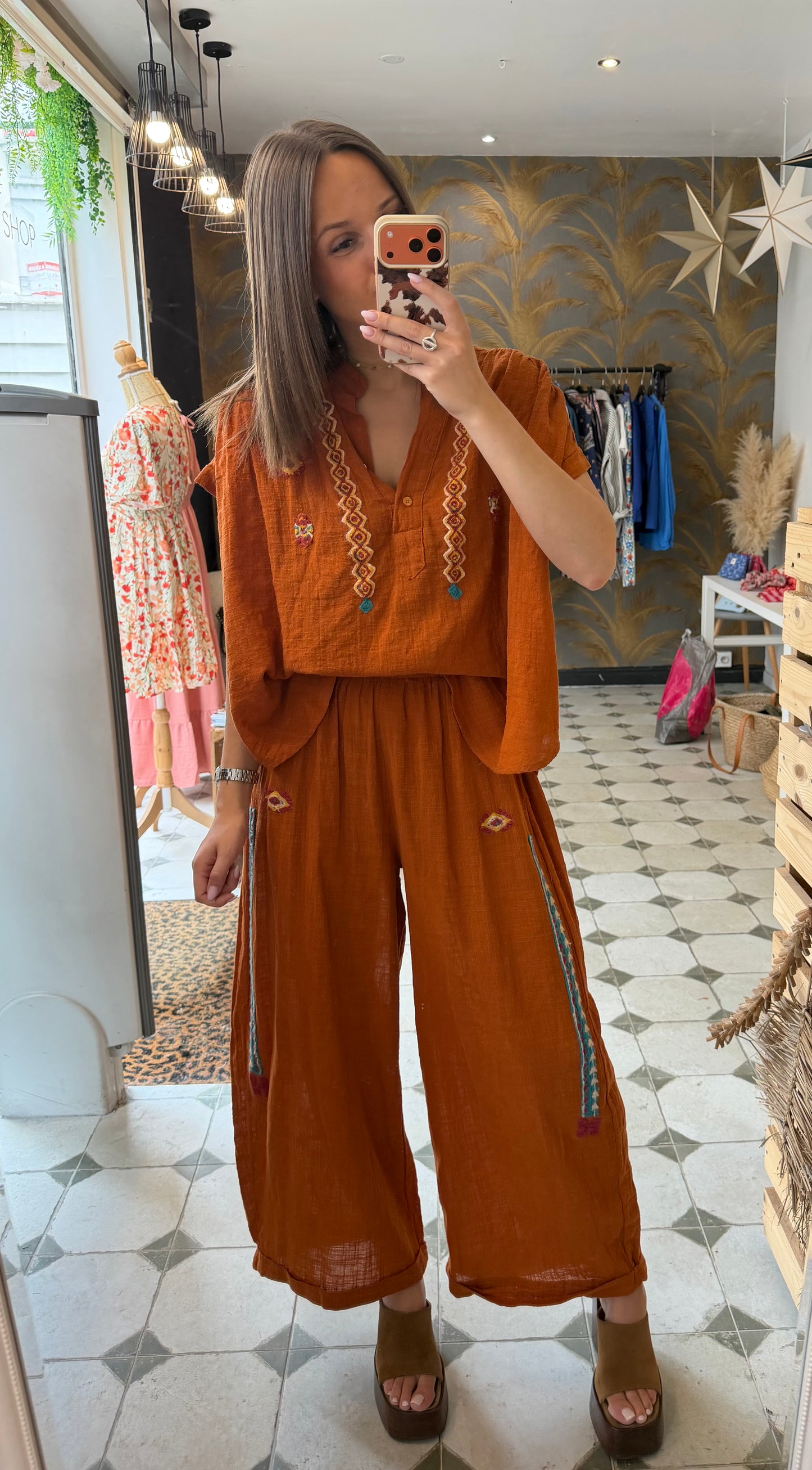 Ensemble Mahé terracotta - Johanna Paris