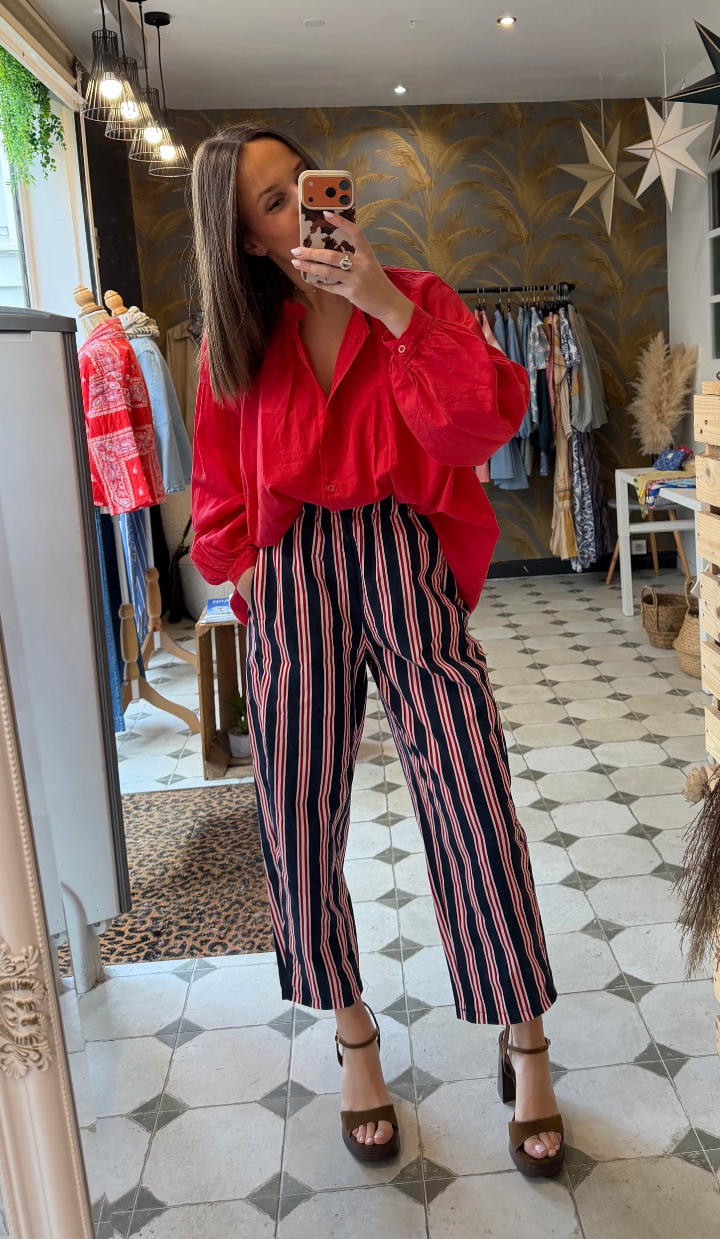 Pantalon Magique avec des rayures - Johanna Paris