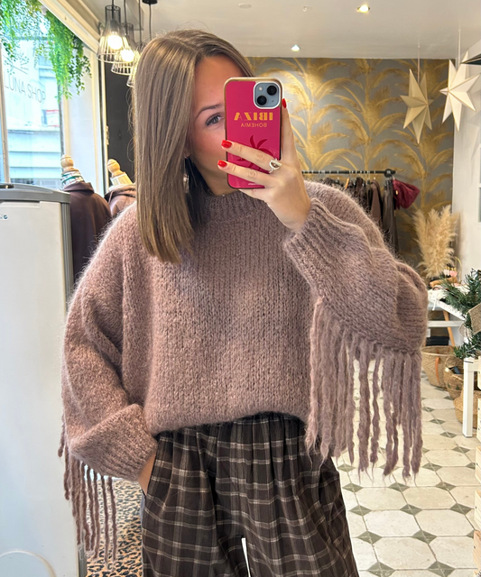 Pull Western taupe - Johanna Paris