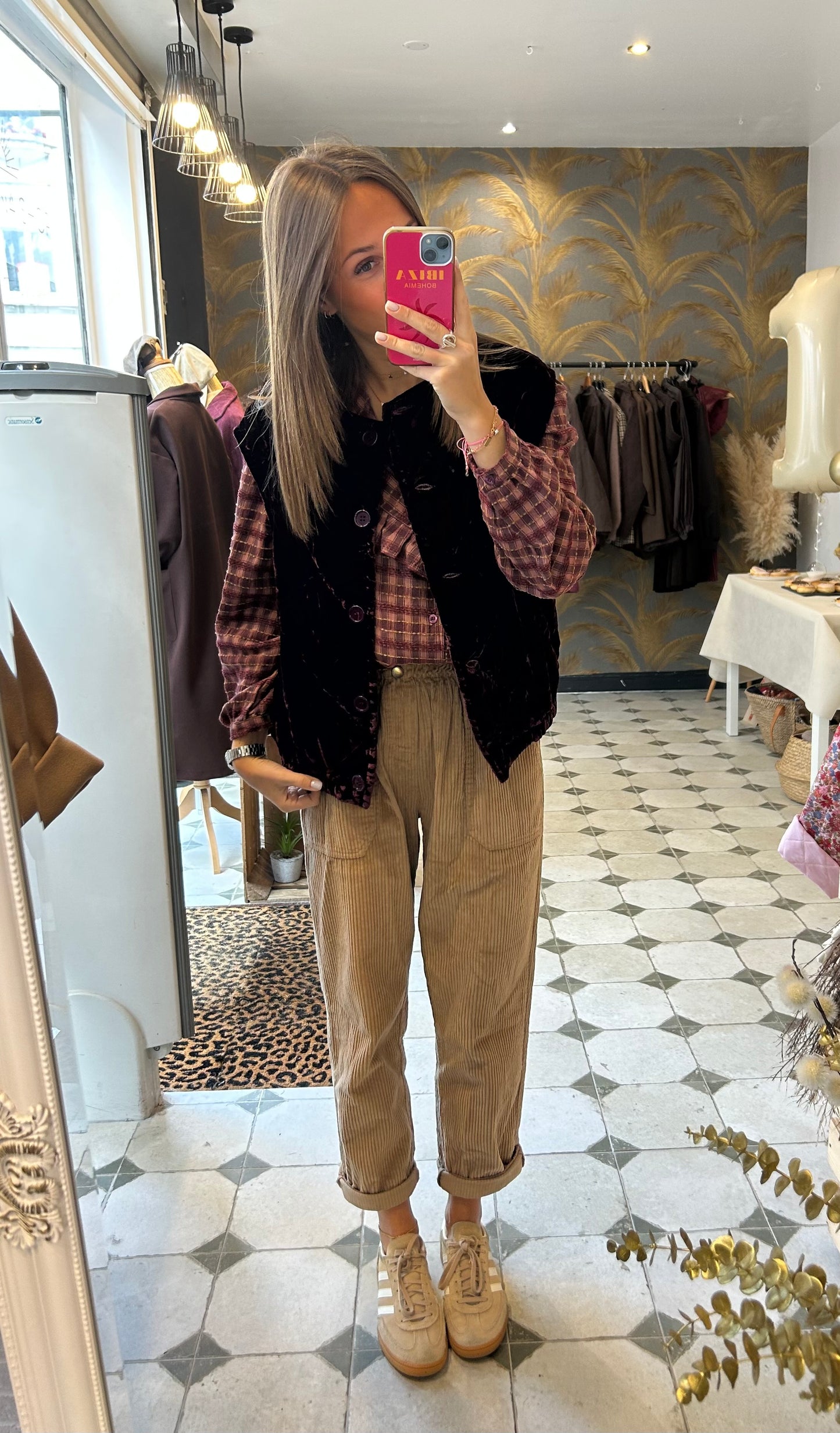 Gilet Alfie prune - Johanna Paris