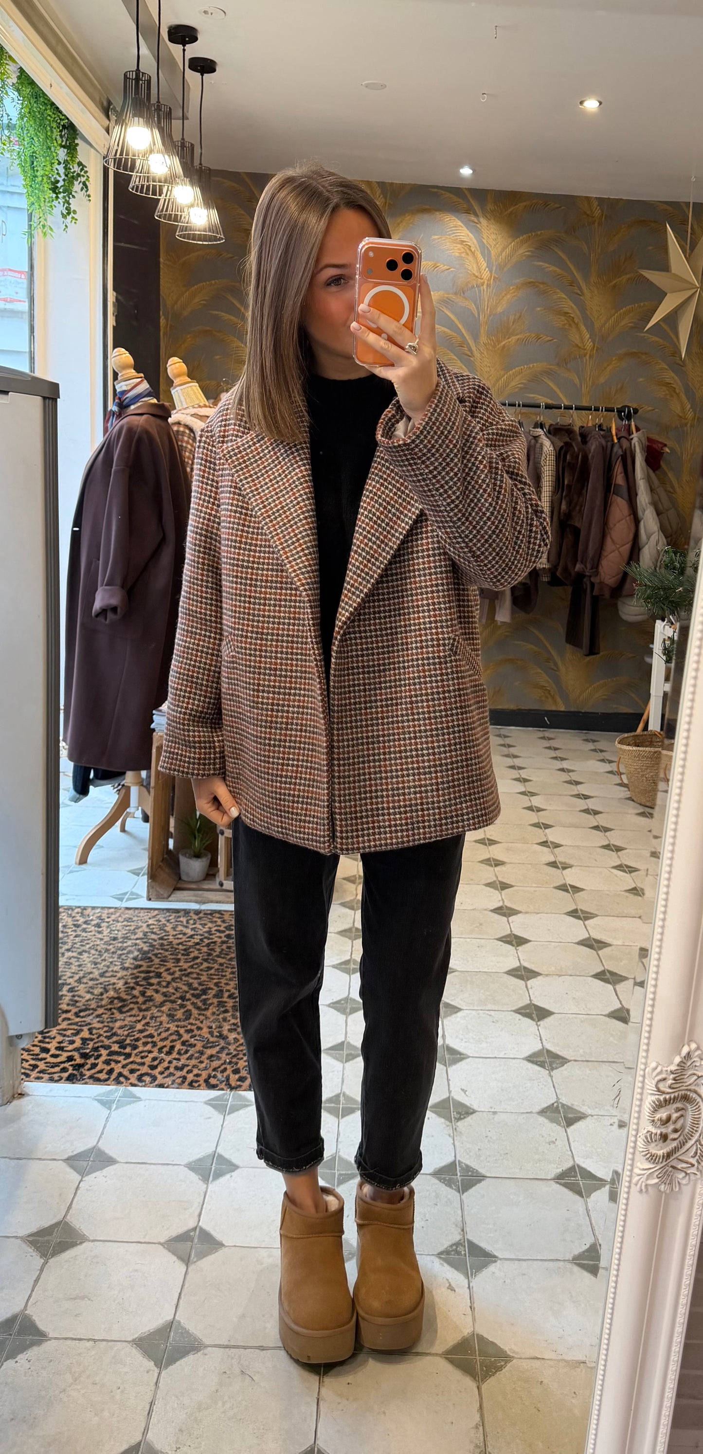 Veste à carreaux Gaston  - Johanna Paris