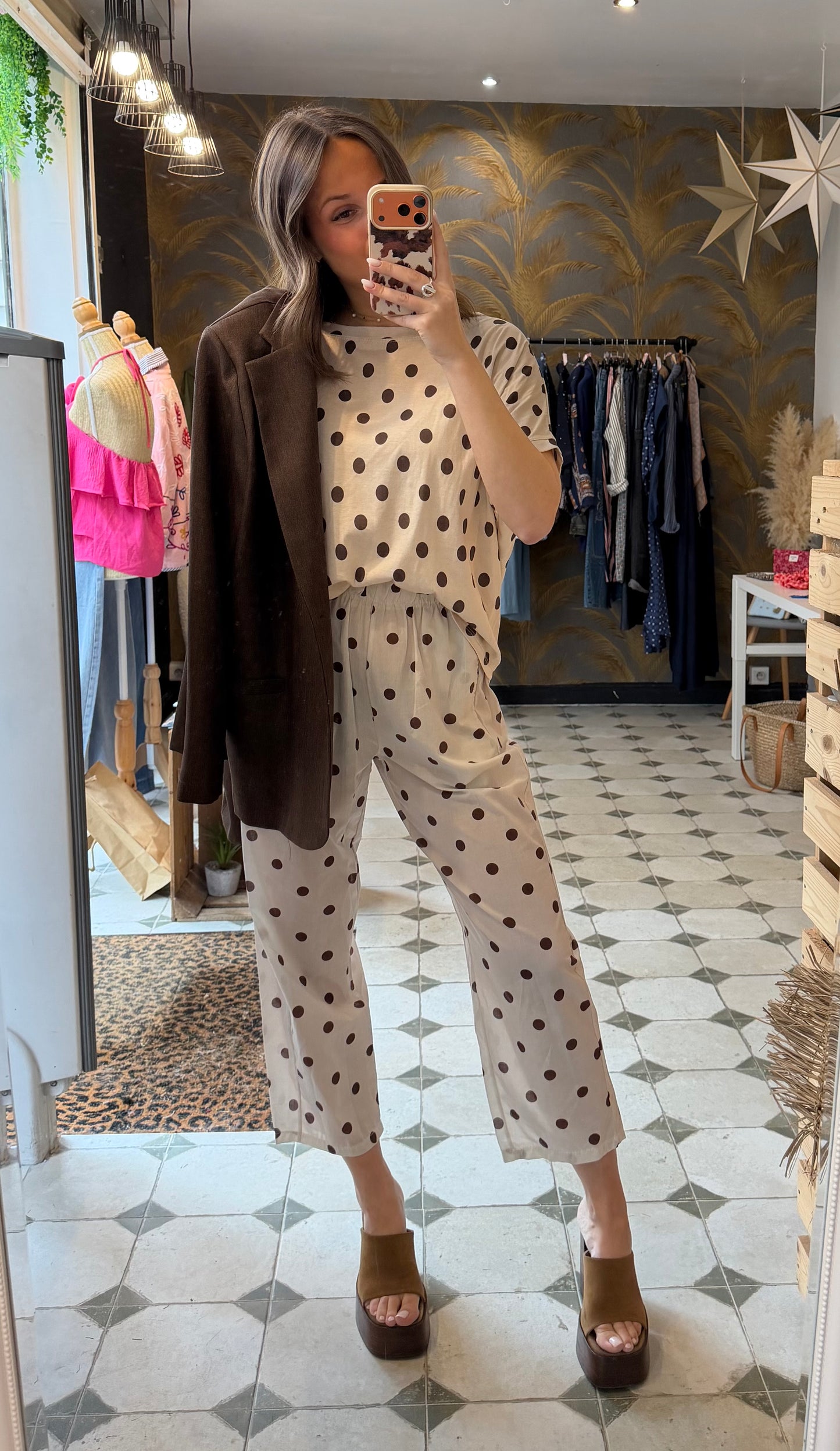 Pantalon Magique fin à pois - Johanna Paris