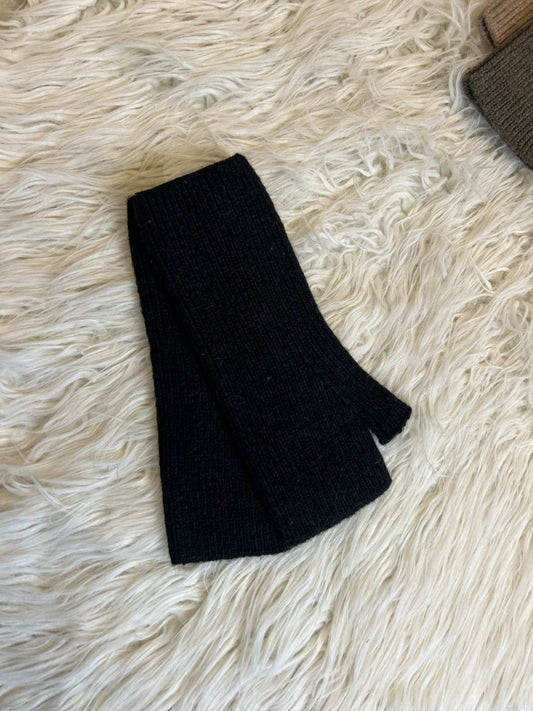 Mitaines avec des sequins - Noir