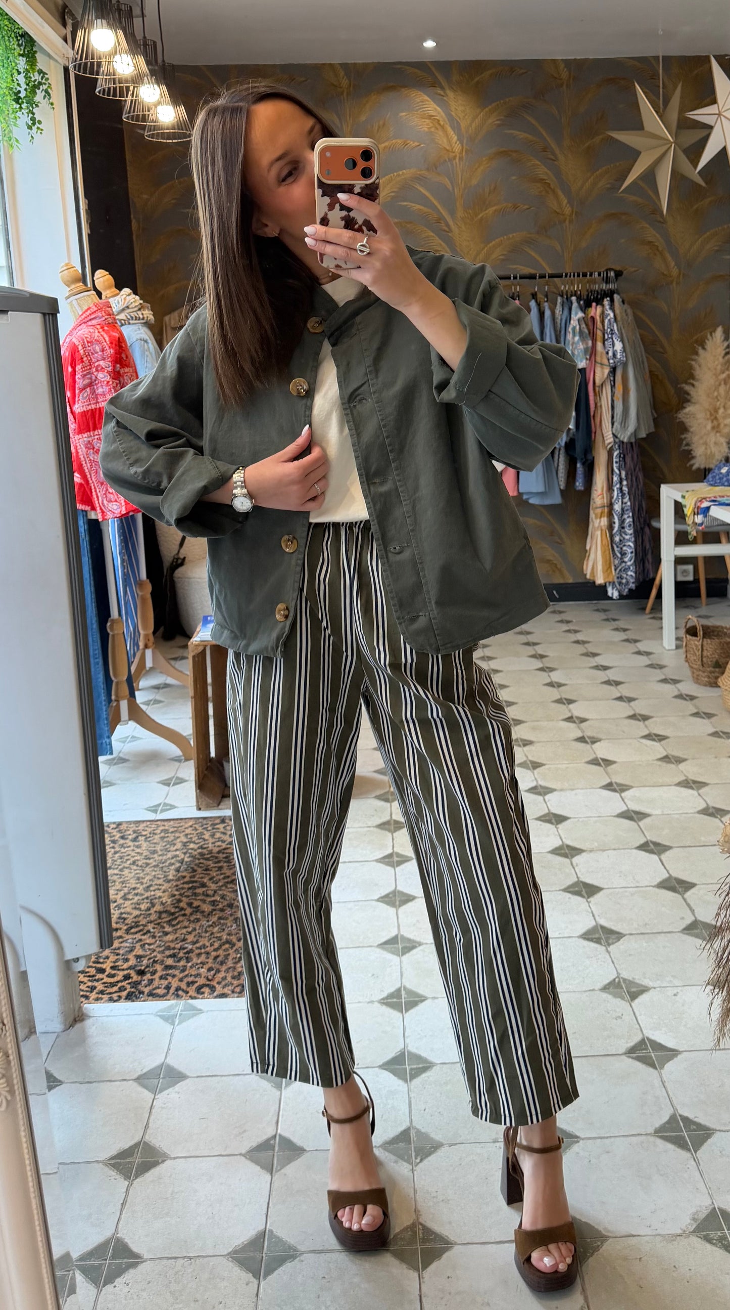Pantalon Magique avec des rayures - Johanna Paris