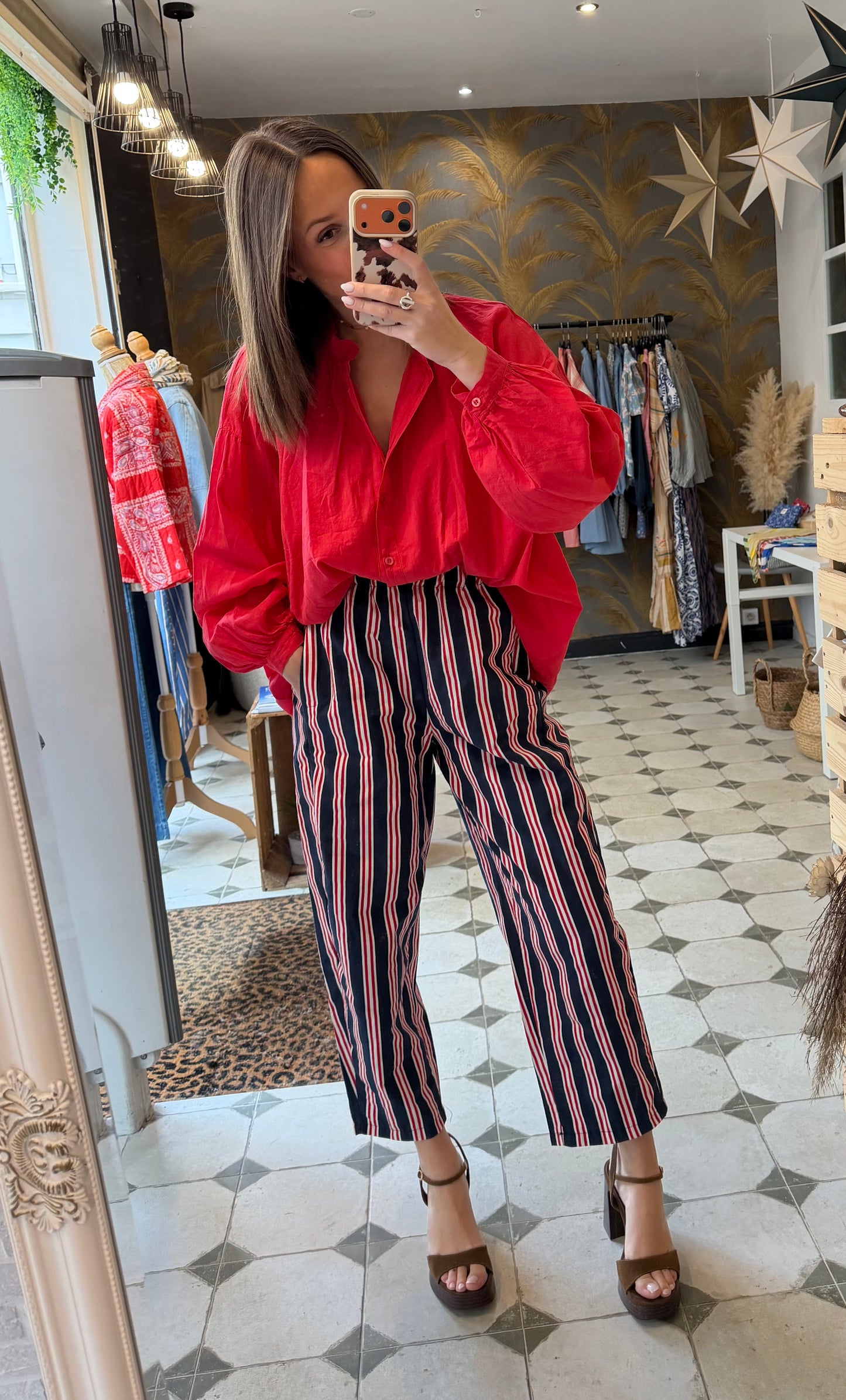 Pantalon Magique avec des rayures - Johanna Paris