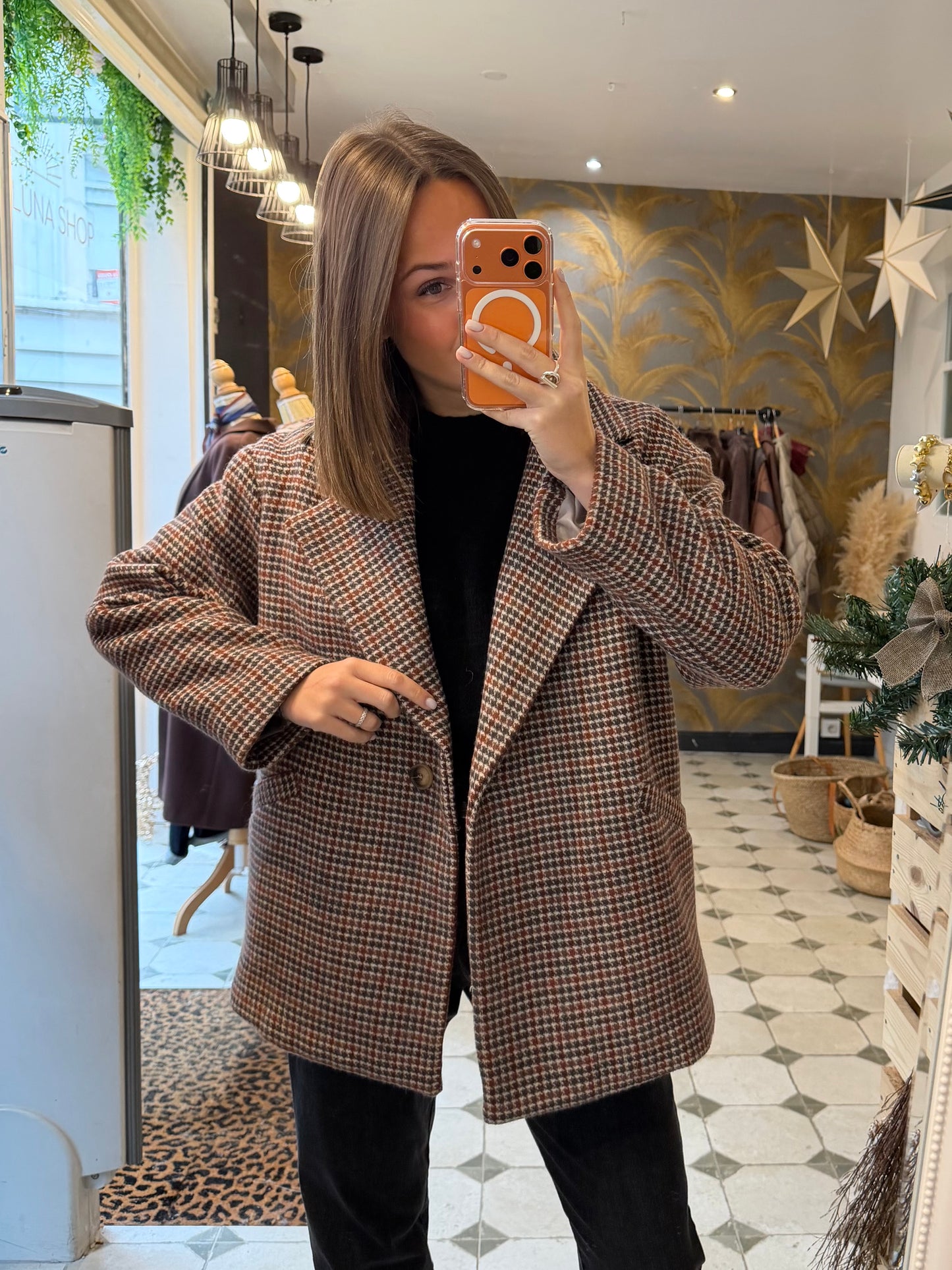 Veste à carreaux Gaston  - Johanna Paris