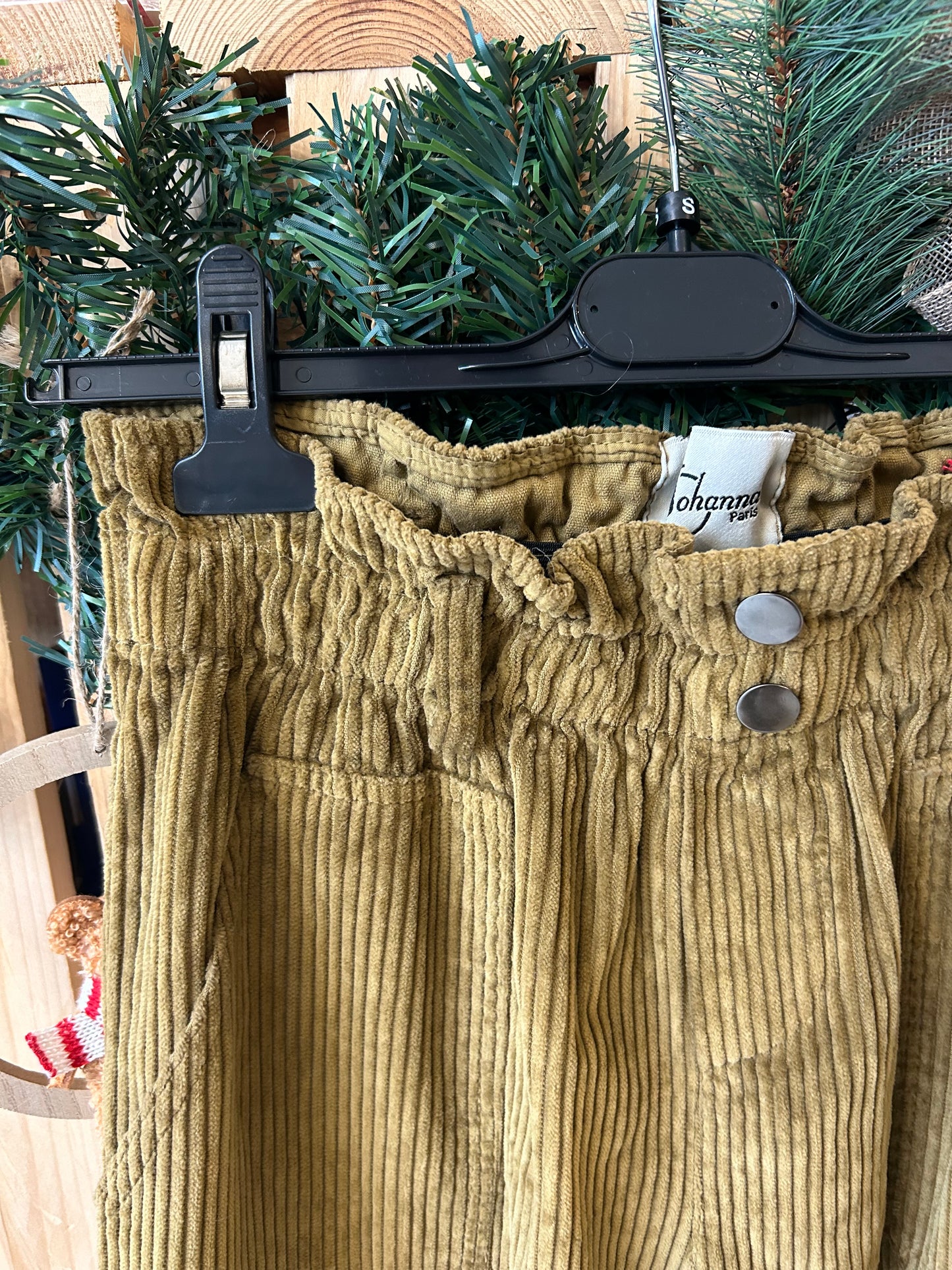 Pantalon en velours curry - Johanna Paris