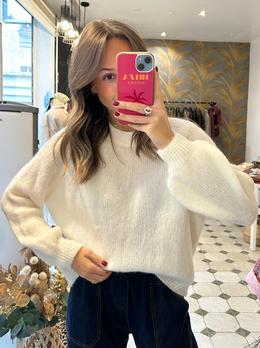 Pull Alma blanc