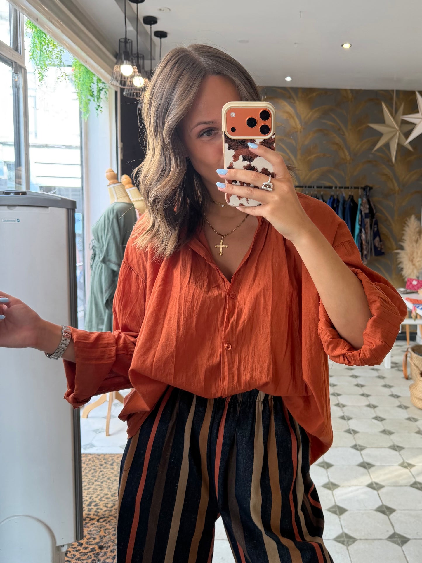 Chemise Clémentine terracotta - Johanna Paris