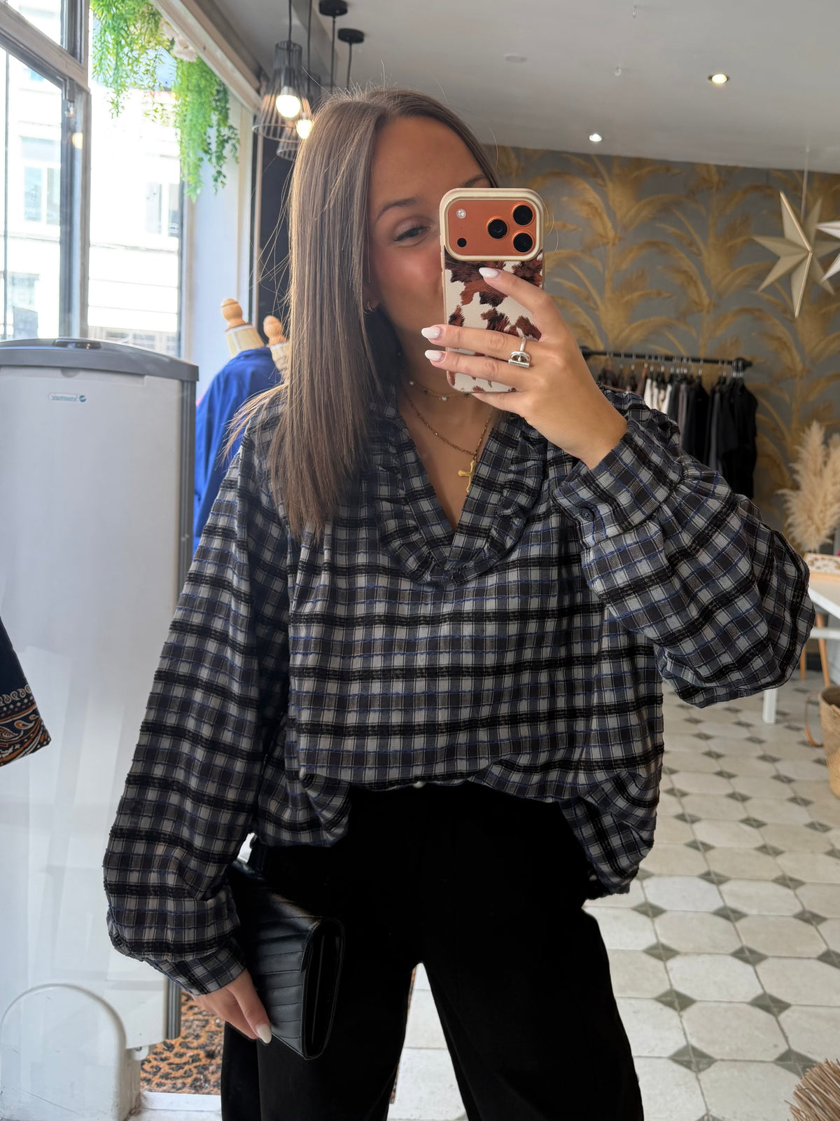 Blouse Aria à carreaux - Johanna Paris