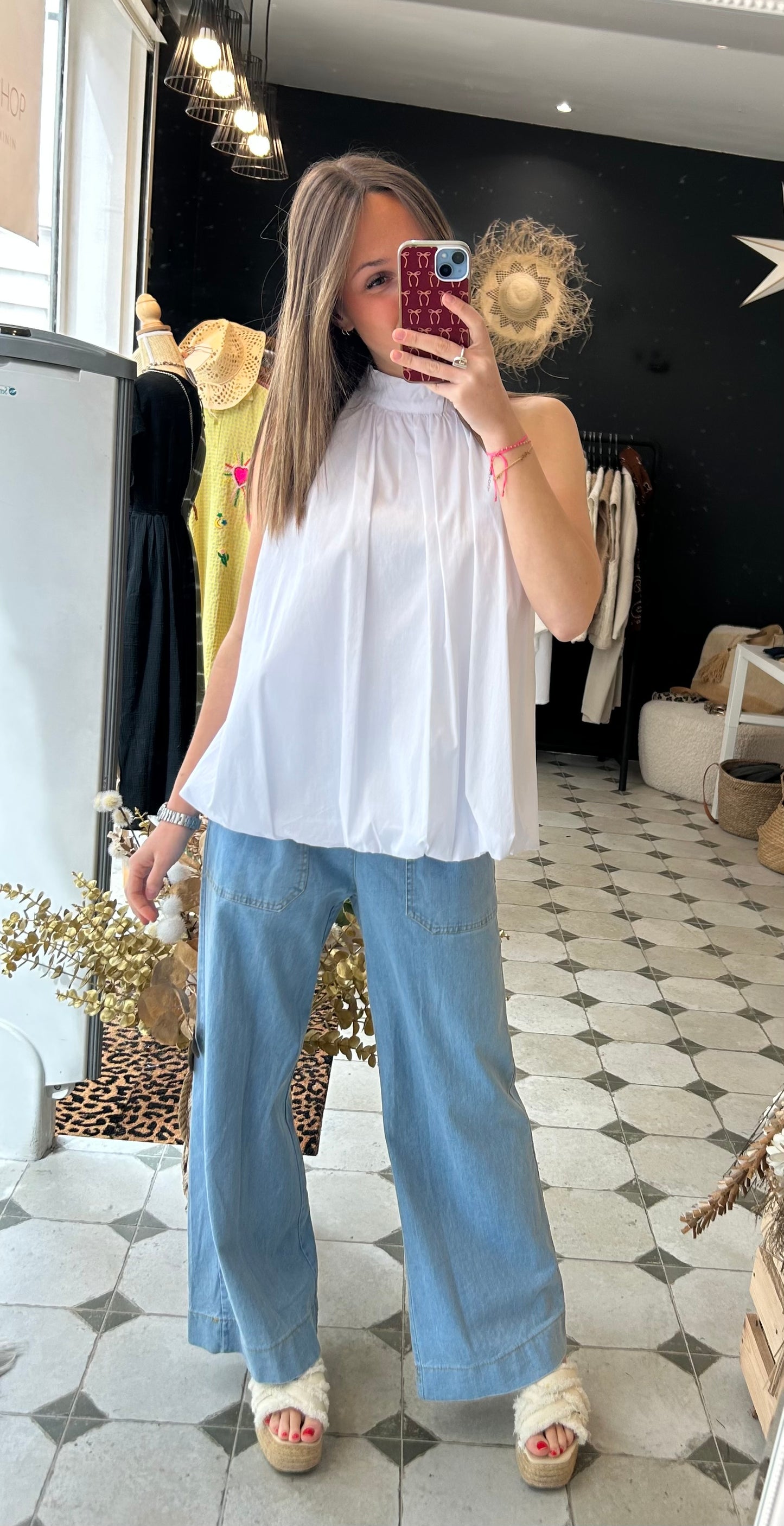 Blouse Léopoldine blanche - Johanna Paris