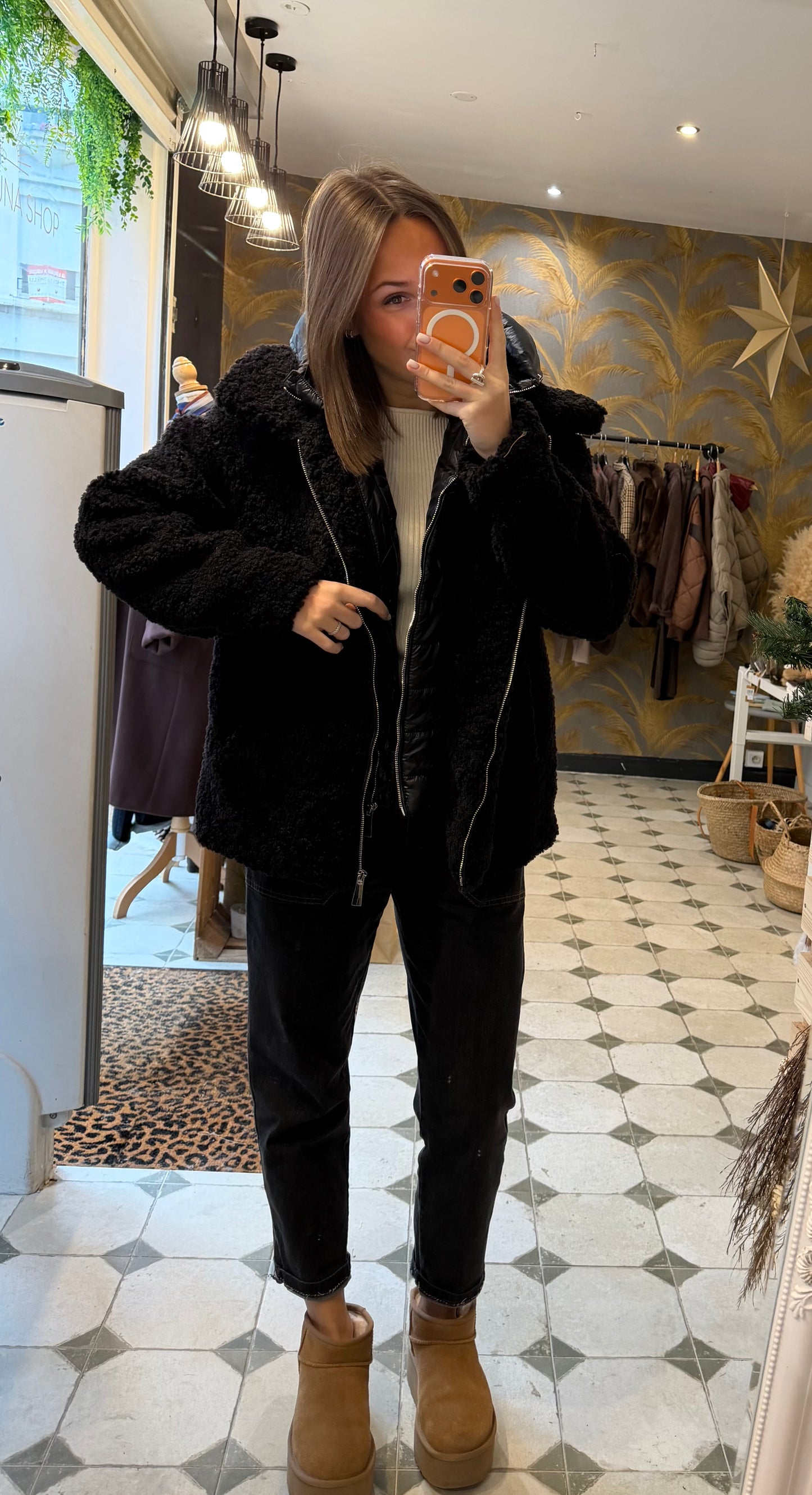 Doudoune bi-matière - Johanna Paris