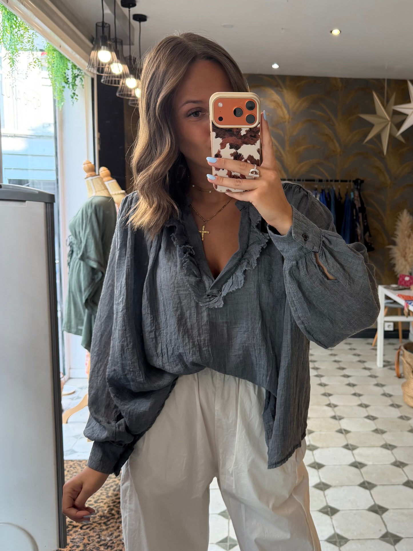 Blouse Aria gris - Johanna Paris