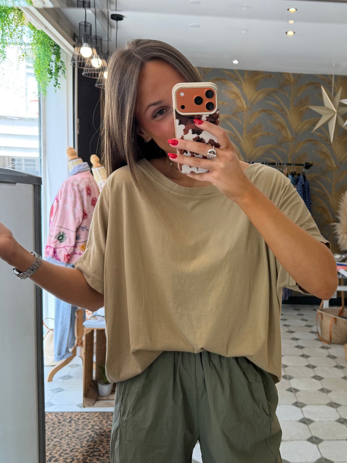 T-Shirt camel - Johanna Paris