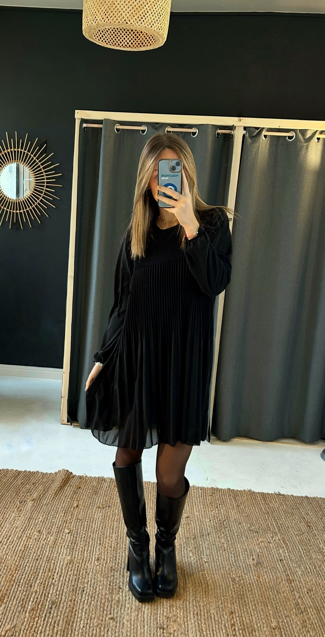 Robe fluide noire