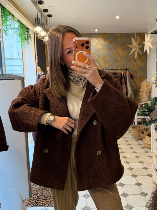 Caban Ambre chocolat