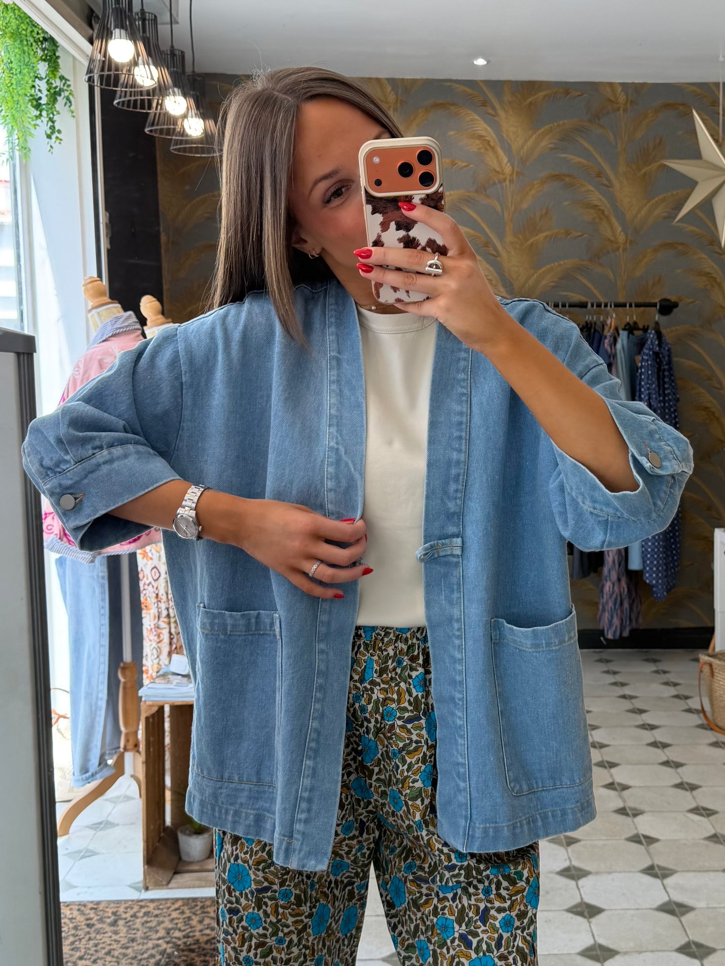 Kimono en jean  - Johanna Paris