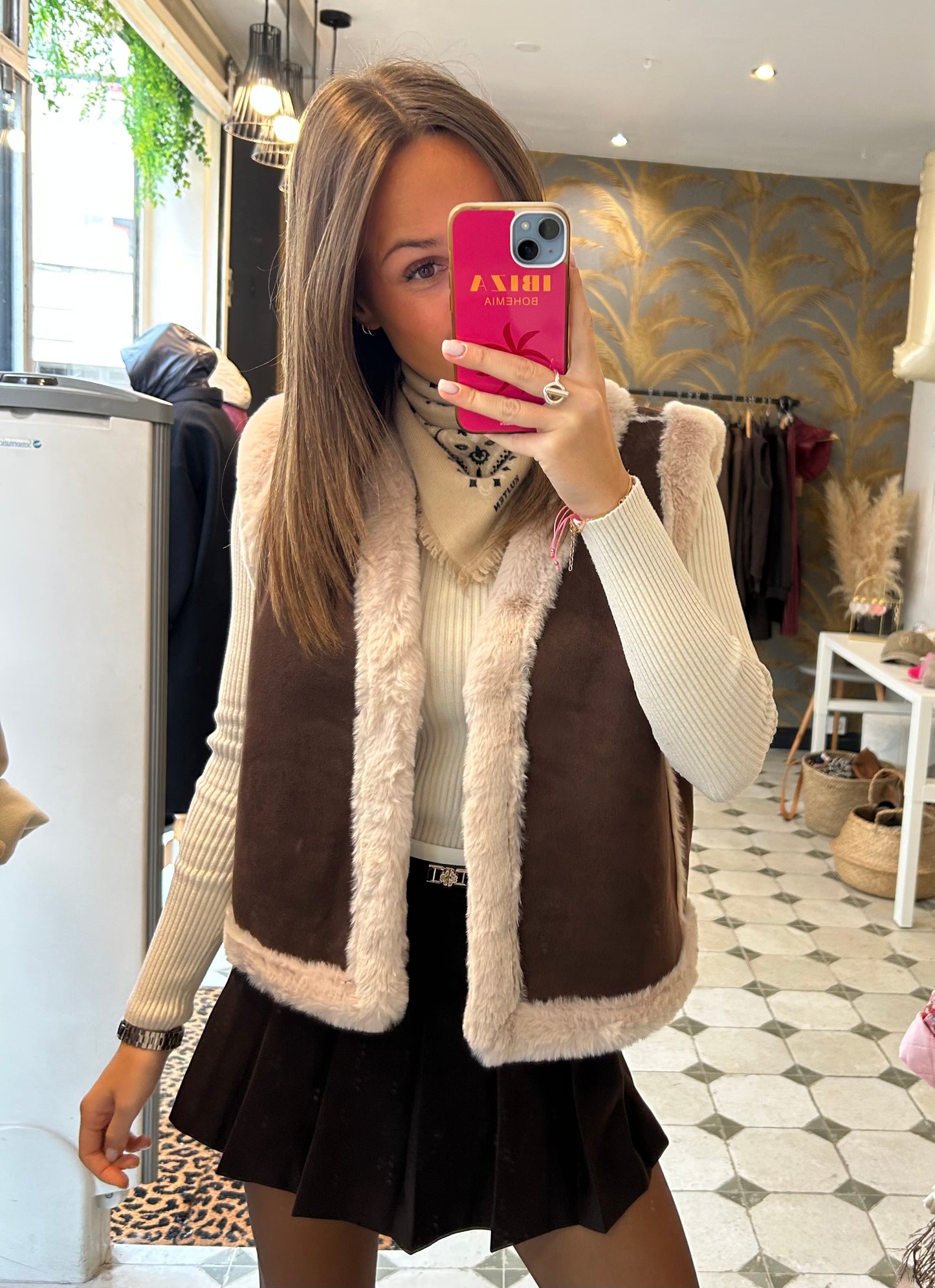 Gilet Raphaël chocolat