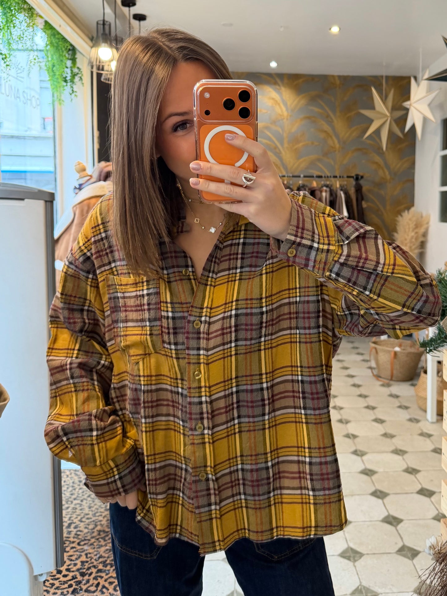 Chemise Céleste moutarde - Johanna Paris