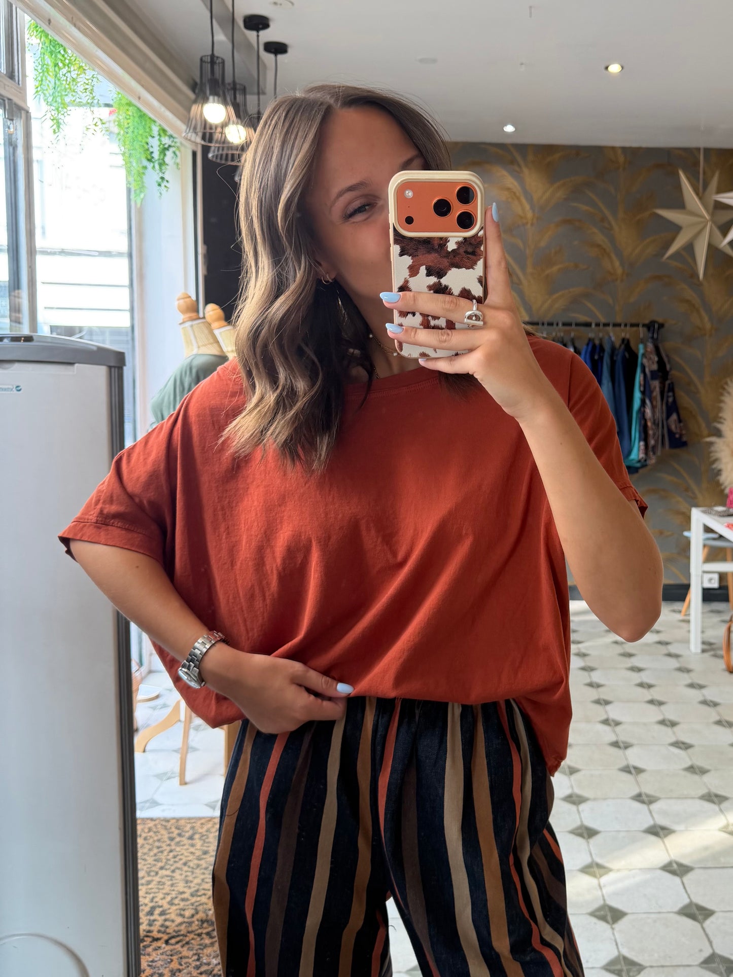 T-Shirt terracotta - Johanna Paris