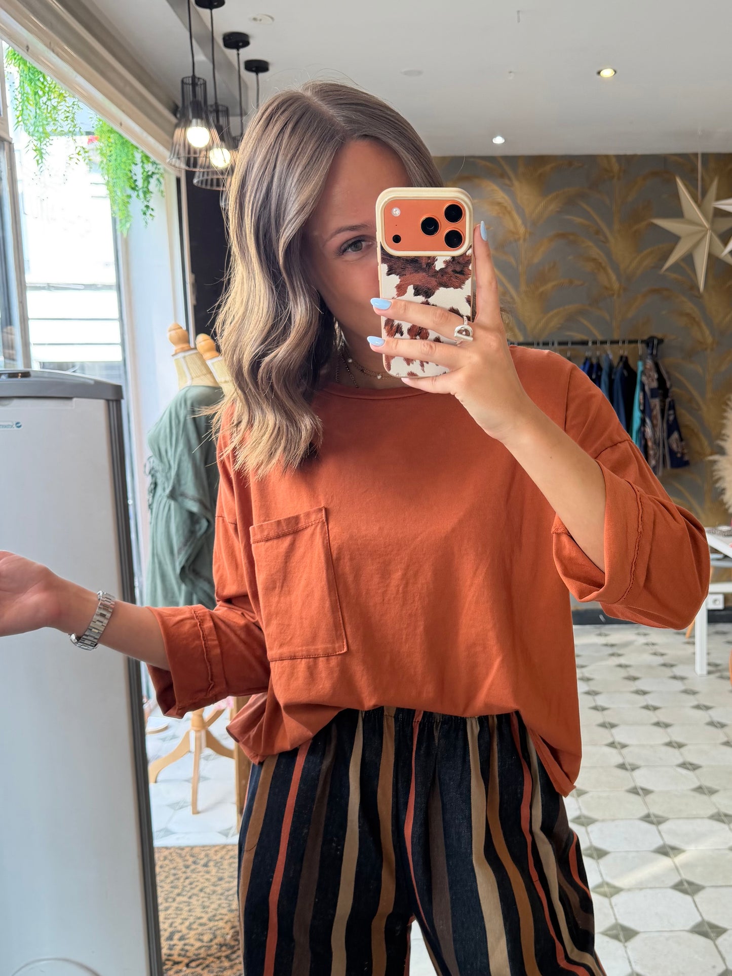 T-Shirt Nate Terracotta - Johanna Paris