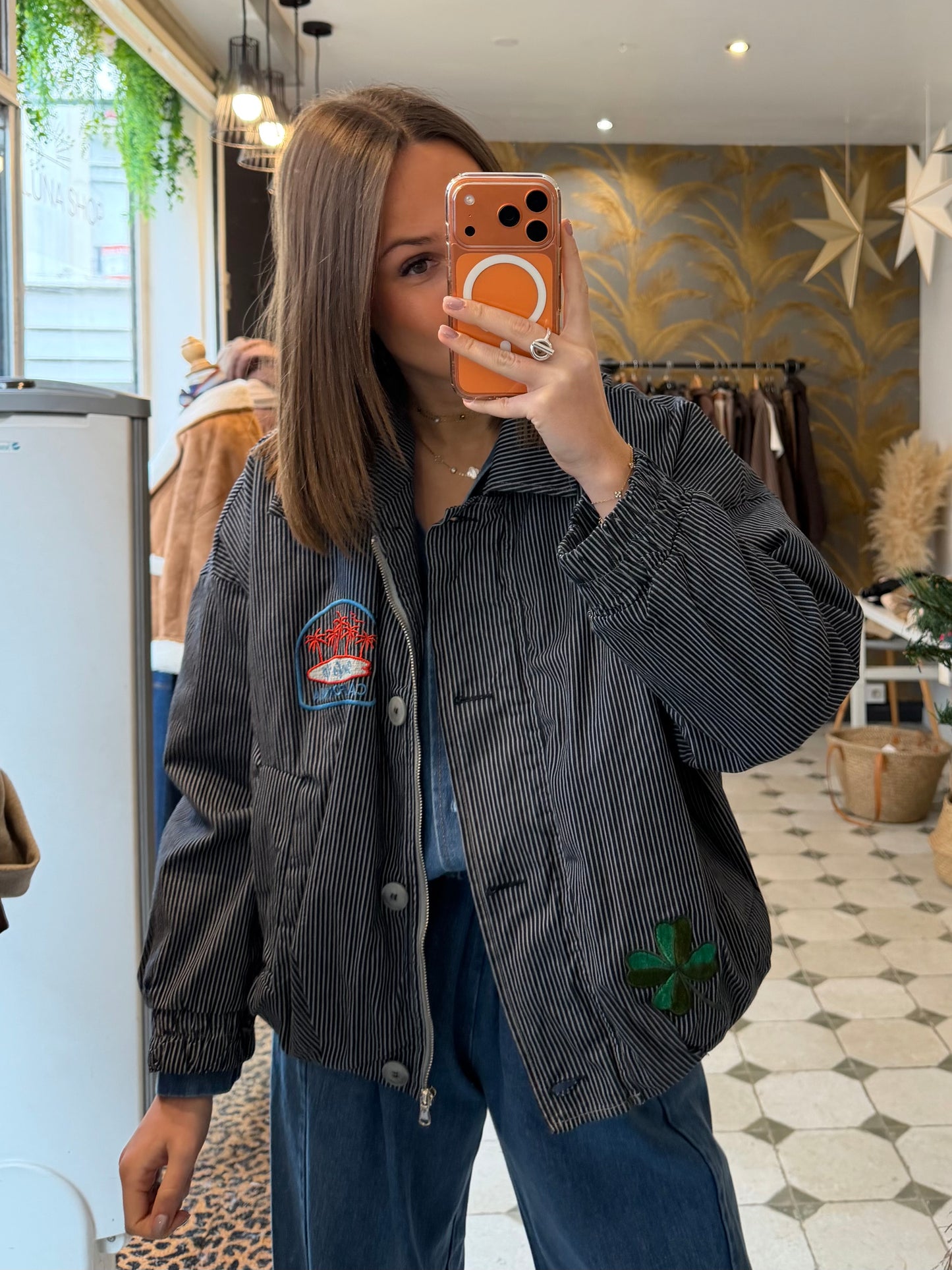 Blouson Théodore bleu - Johanna Paris
