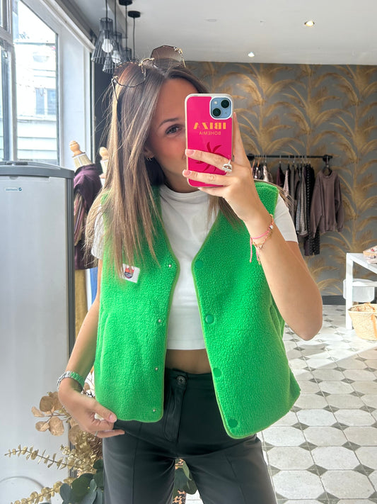 Gilet Maël vert fluo