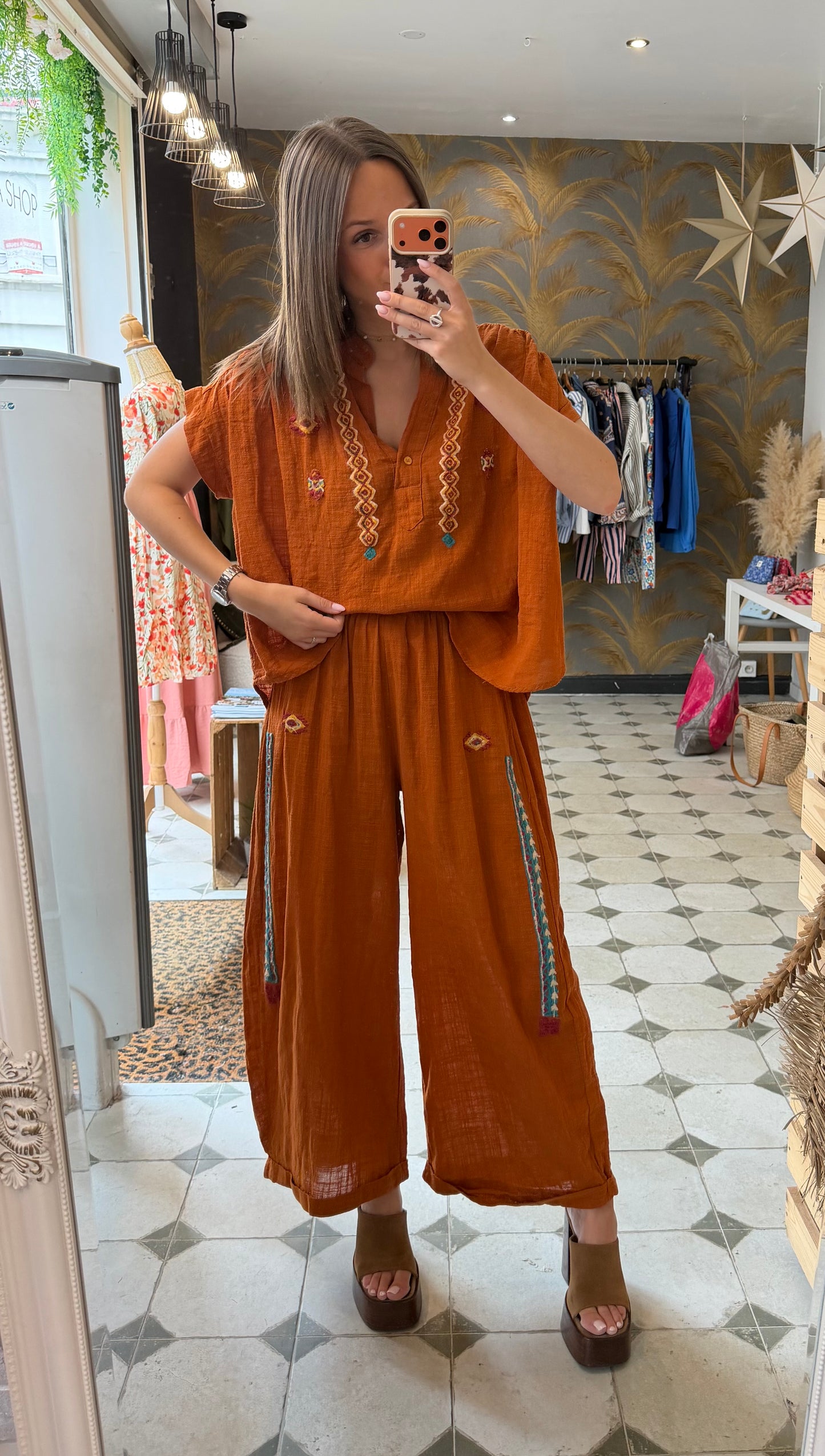Ensemble Mahé terracotta - Johanna Paris