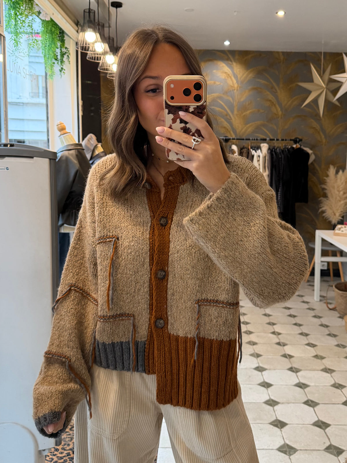 Gilet asymétrique Aliya - Johanna Paris