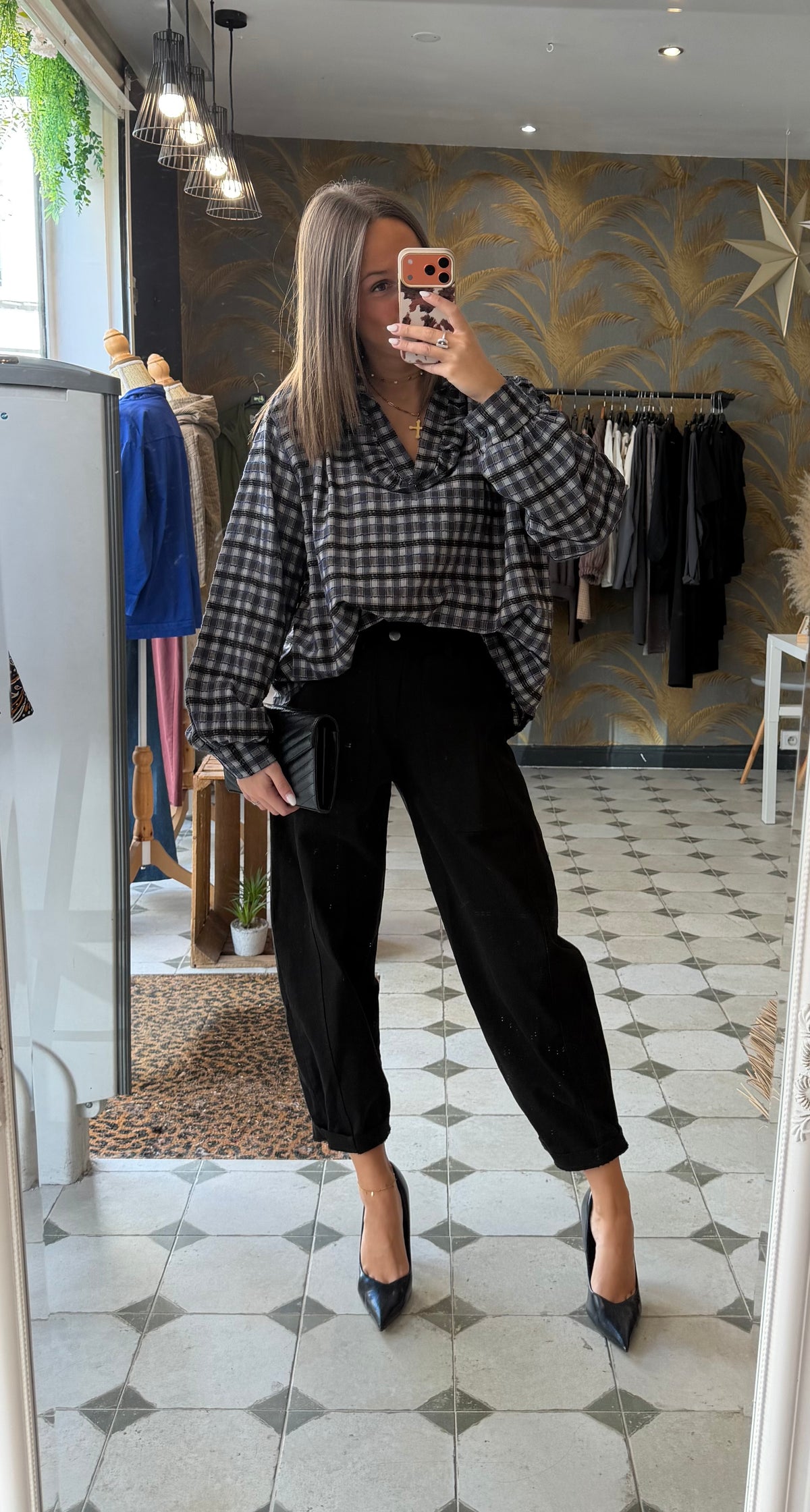 Blouse Aria à carreaux - Johanna Paris