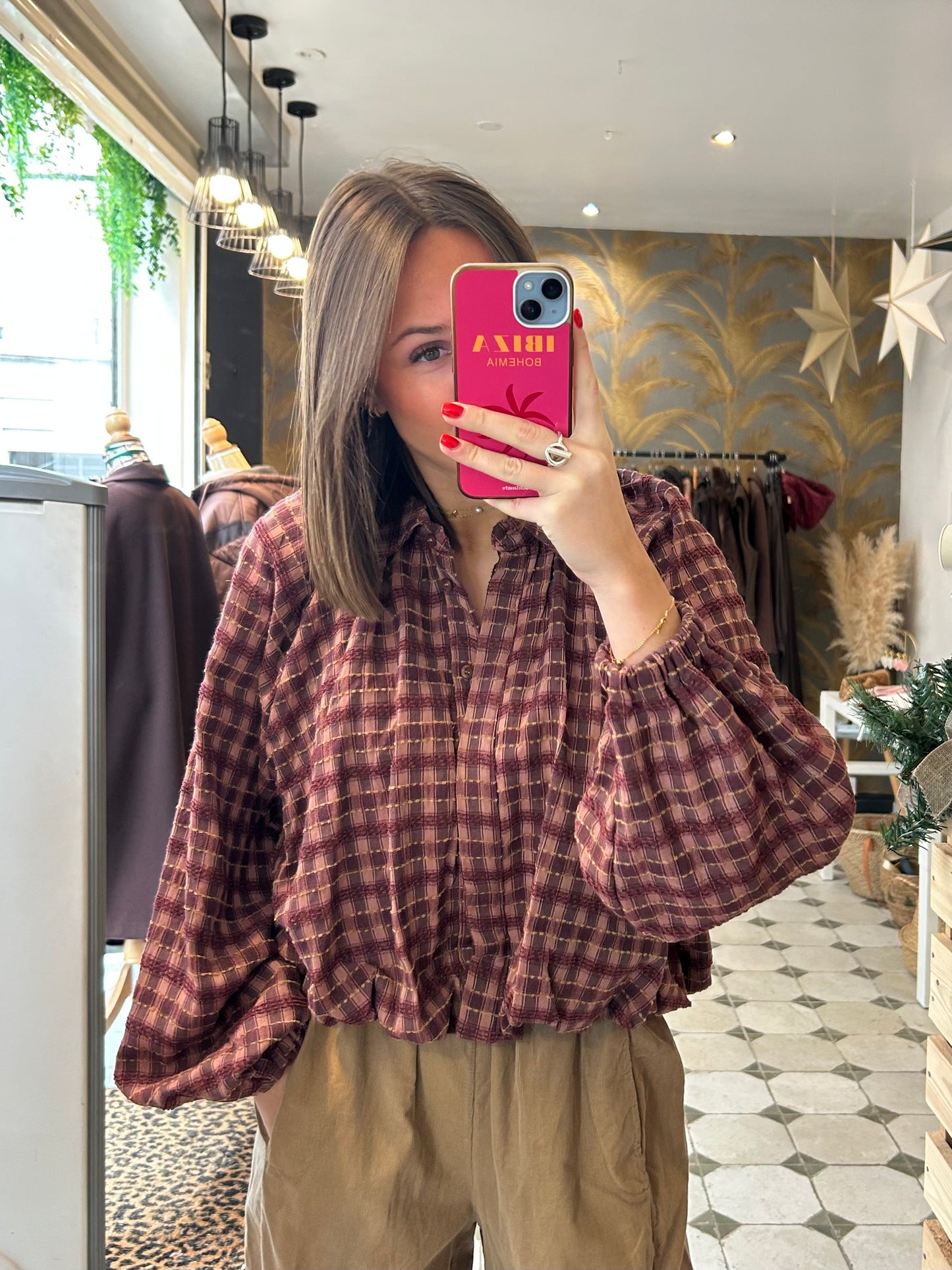 Chemise boule Lou rose - Johanna Paris